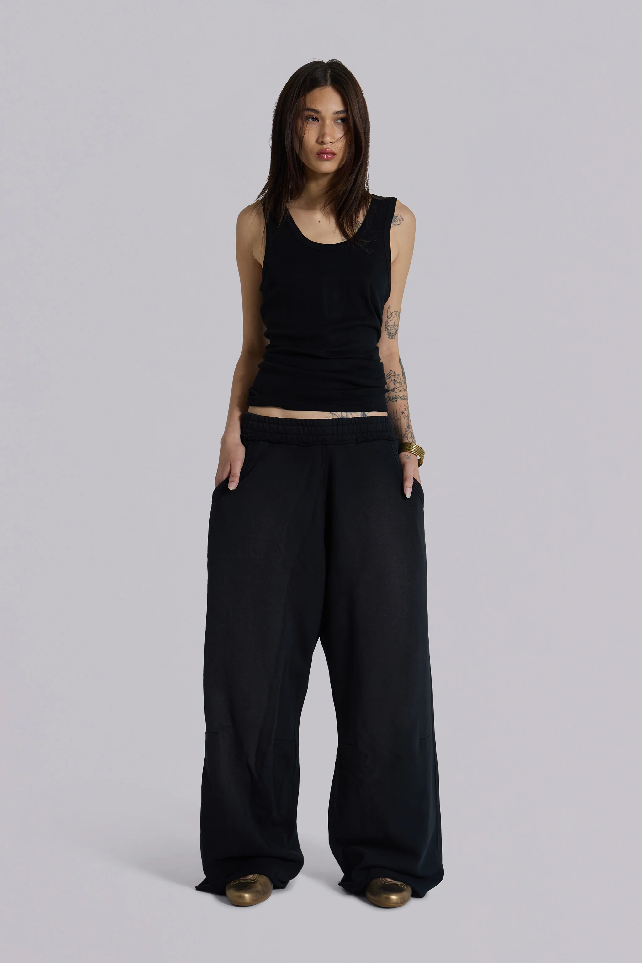 Black Baggy Monster Joggers - Image 10