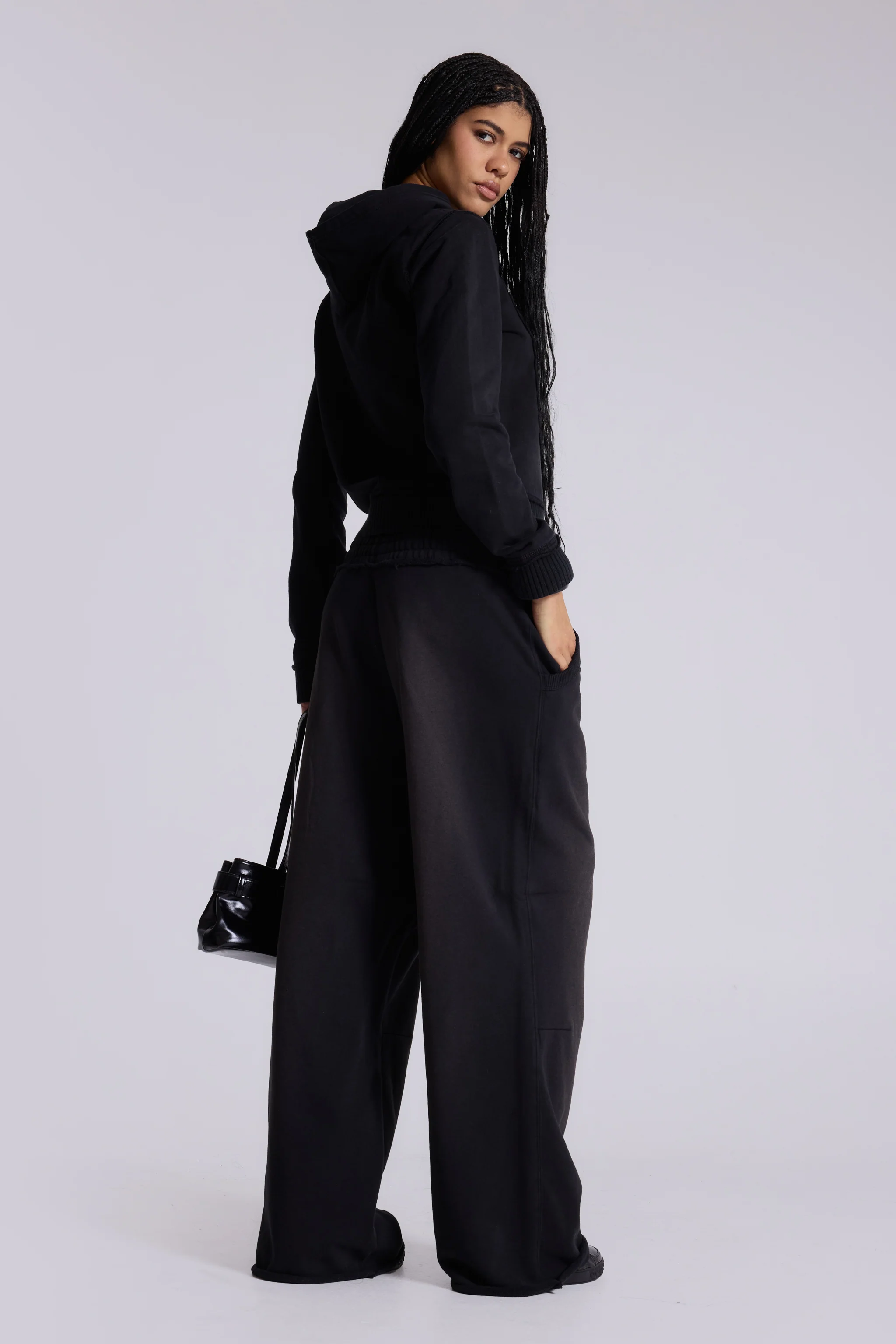 Black Baggy Monster Joggers - Image 12