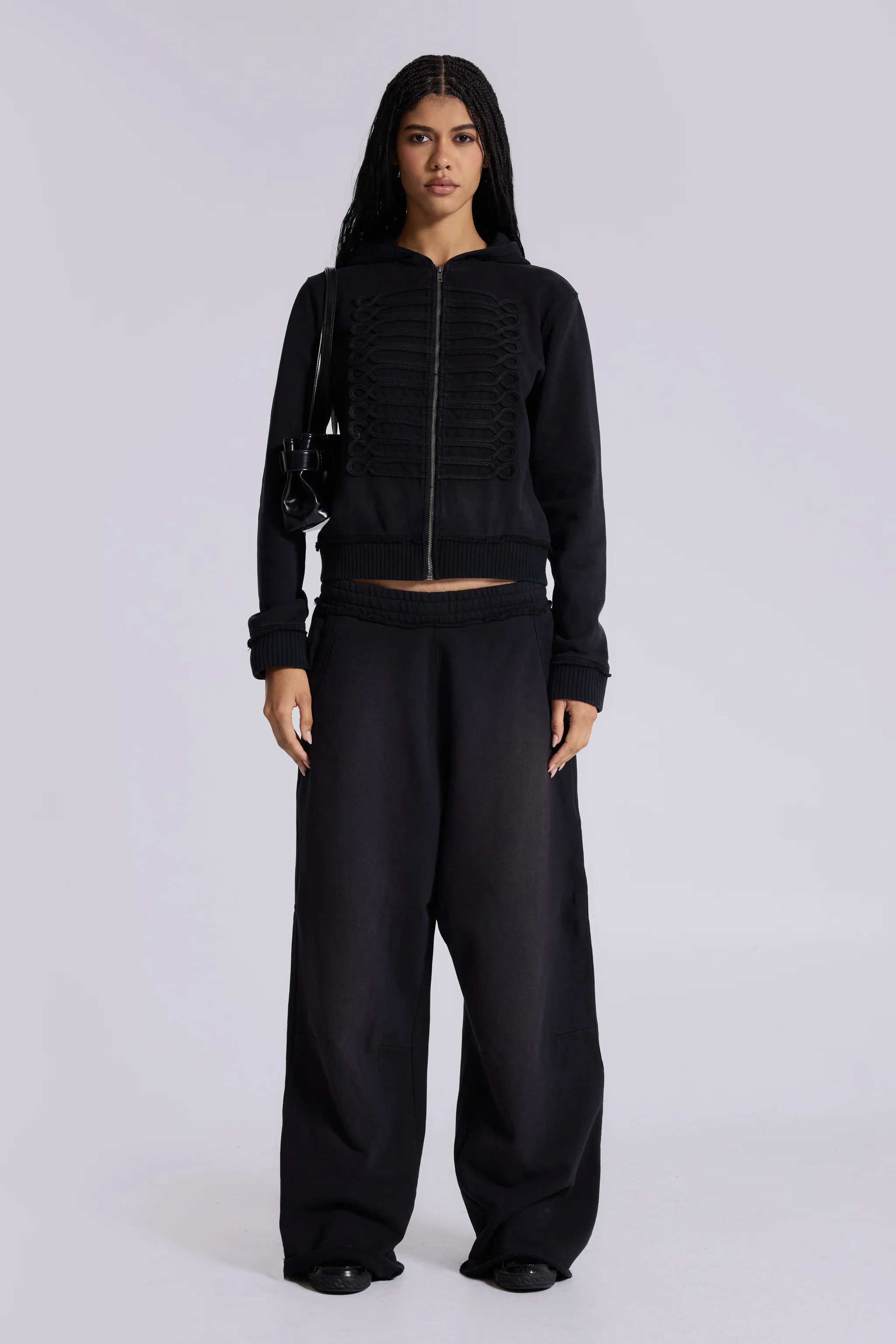 Black Baggy Monster Joggers - Image 4