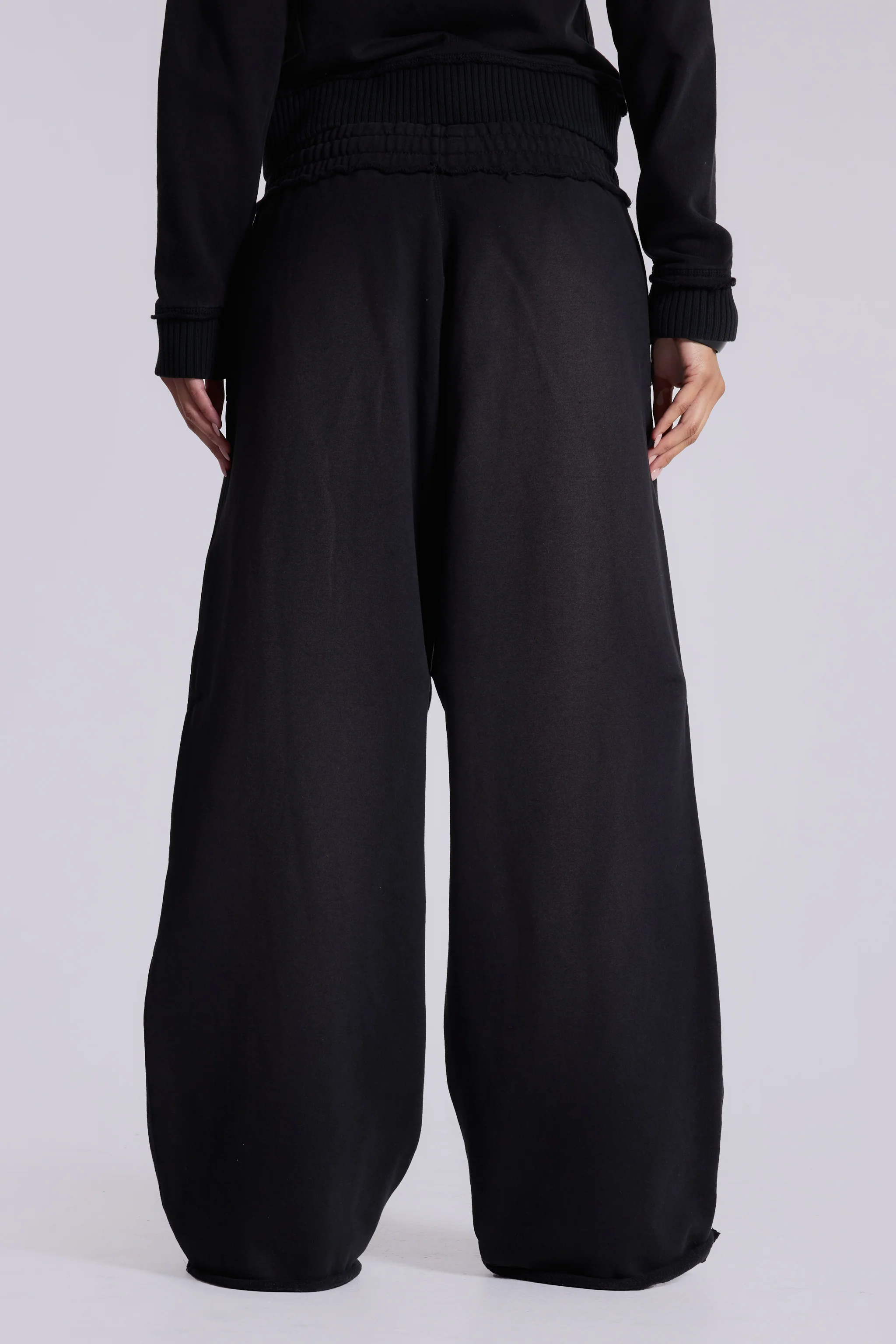 Black Baggy Monster Joggers - Image 6