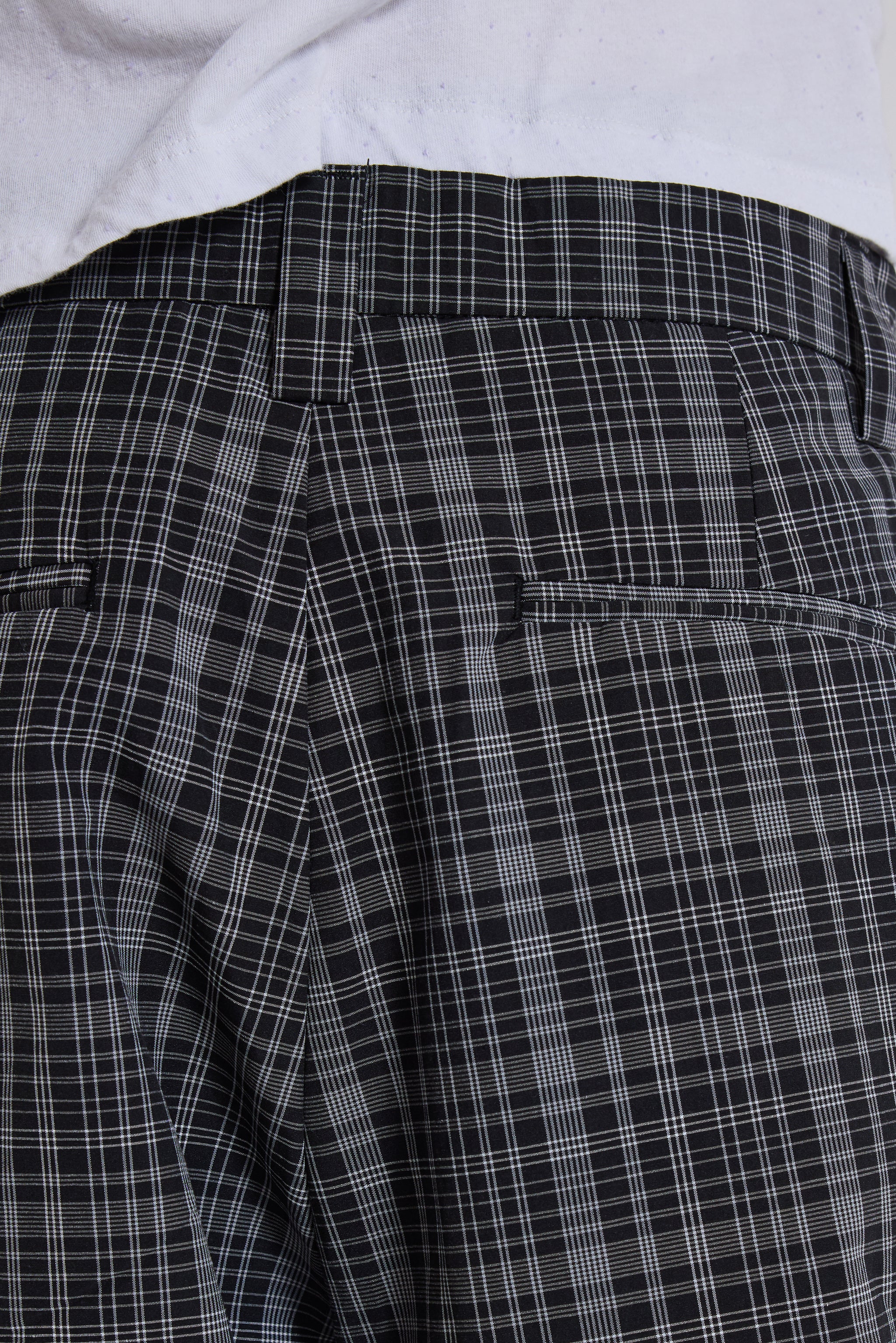 Black Check Goliath Suit Trousers - Image 12