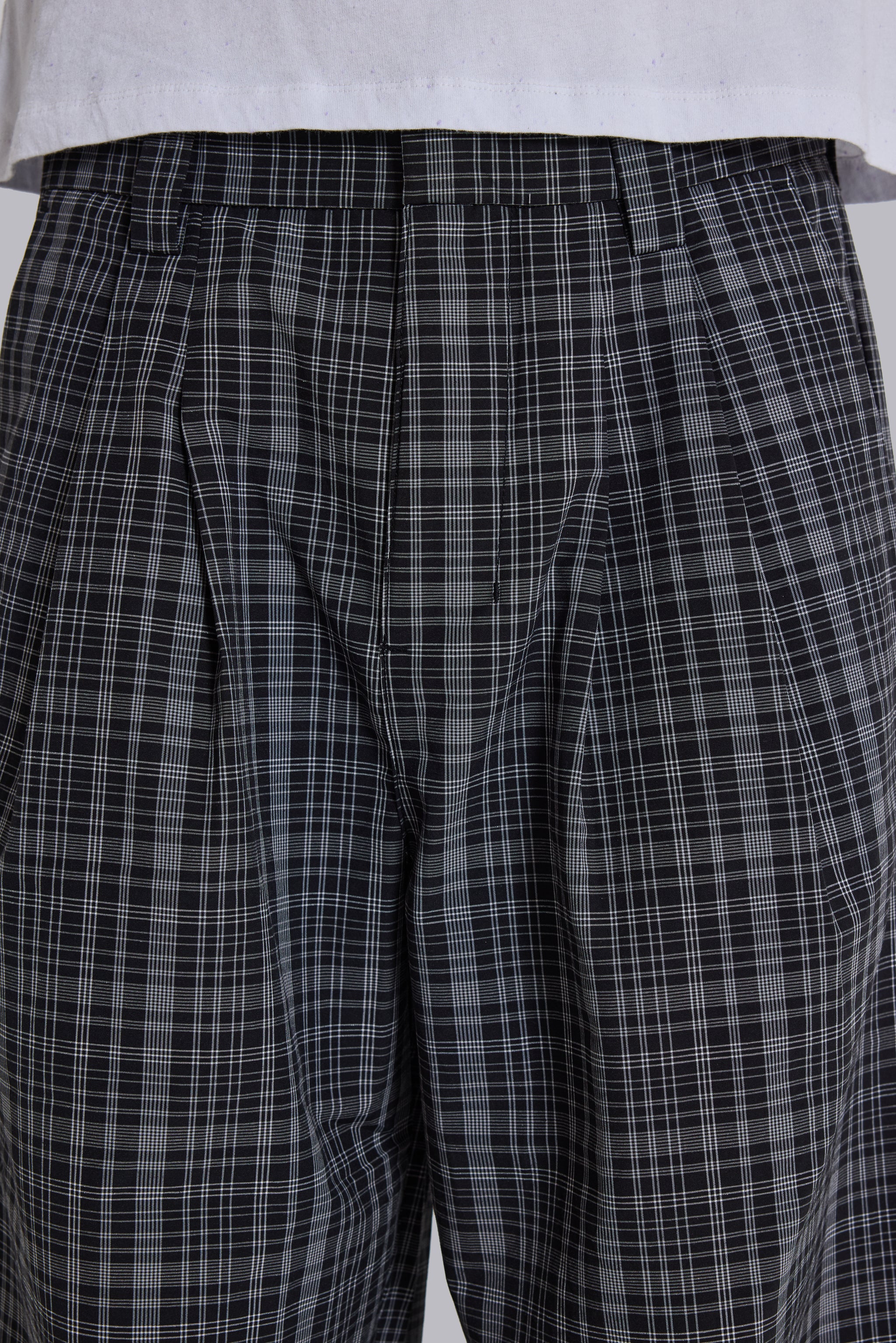Black Check Goliath Suit Trousers - Image 4