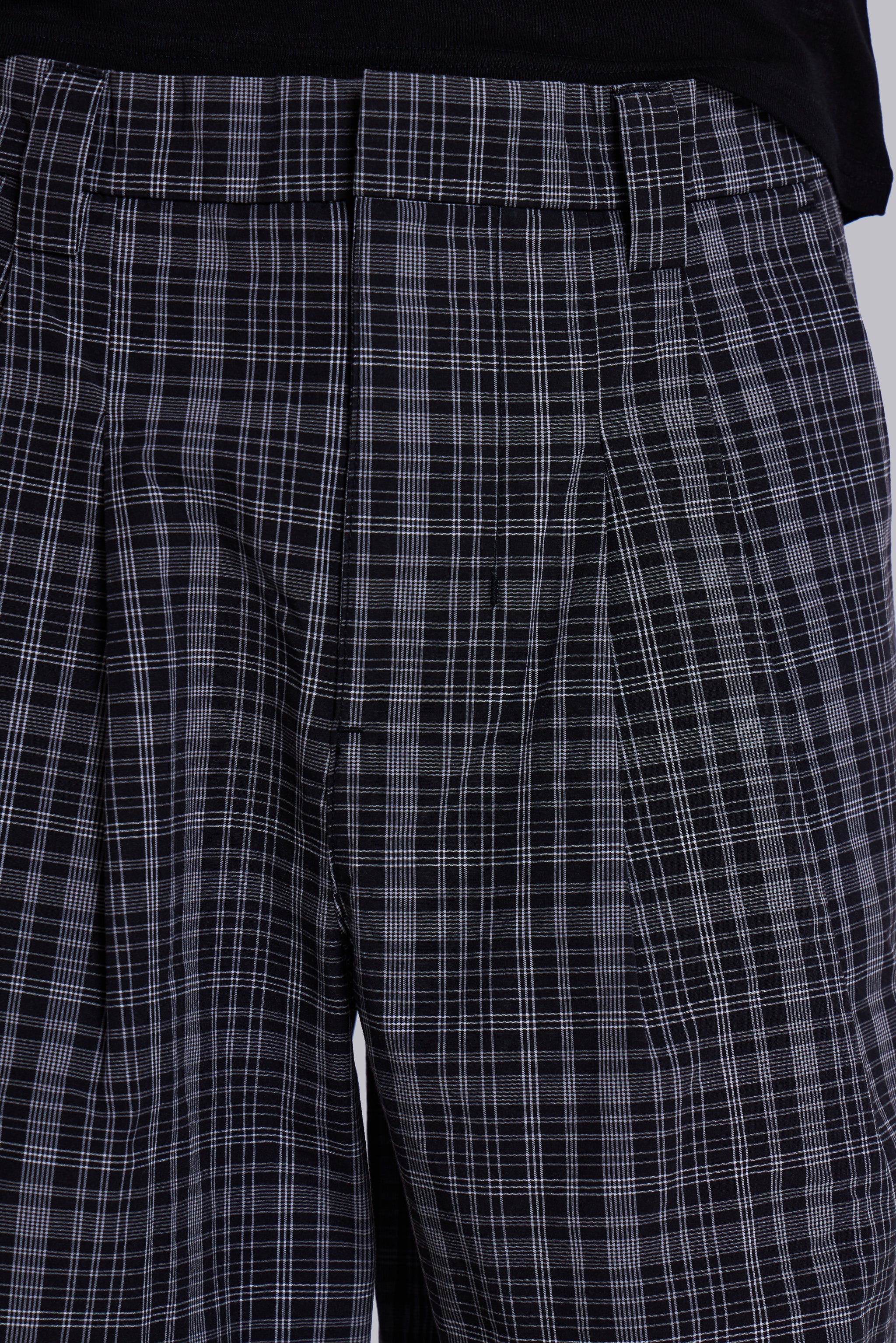 Black Check Goliath Suit Trousers - Image 7