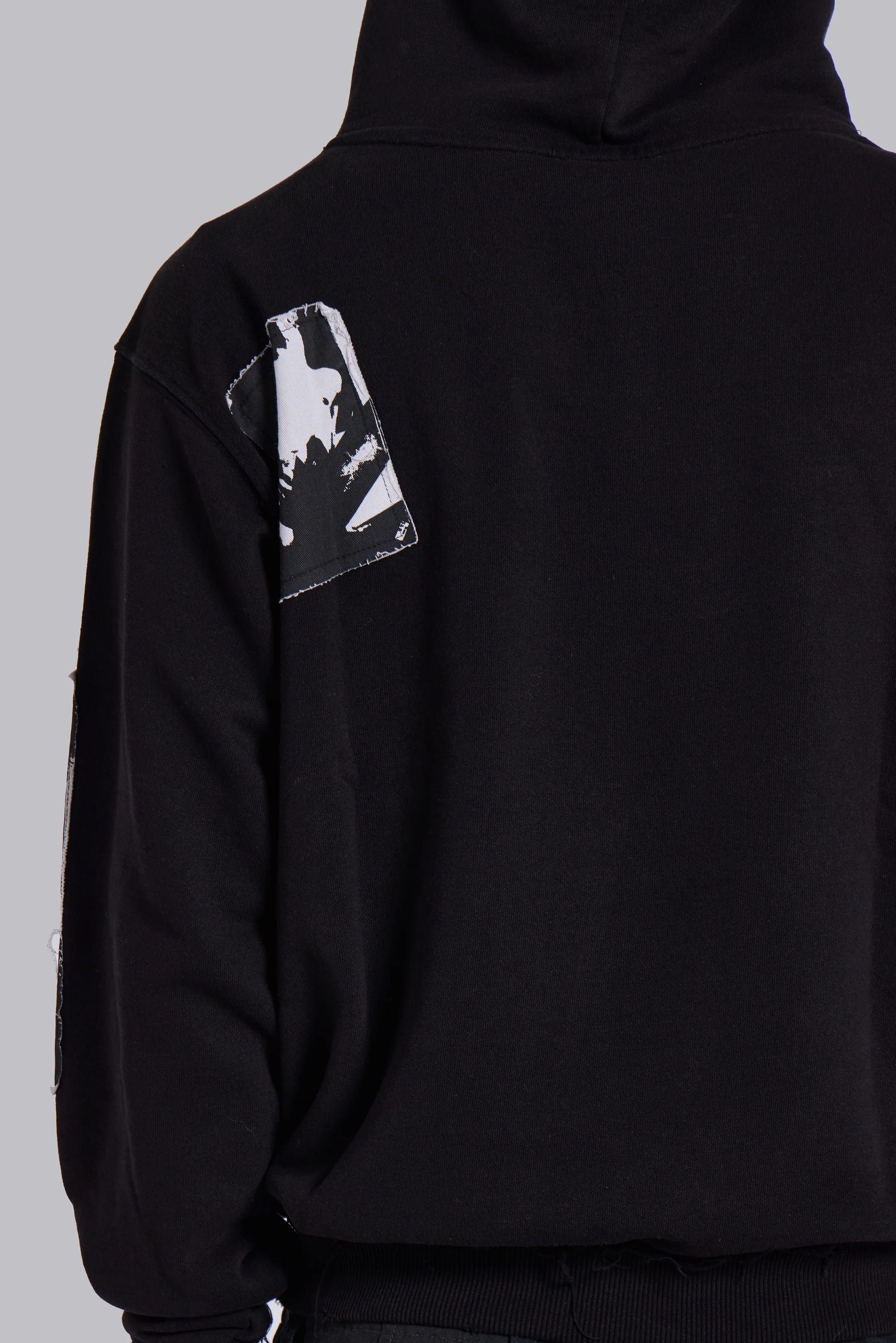 Black Devoted Patch Hoodie - Image 5