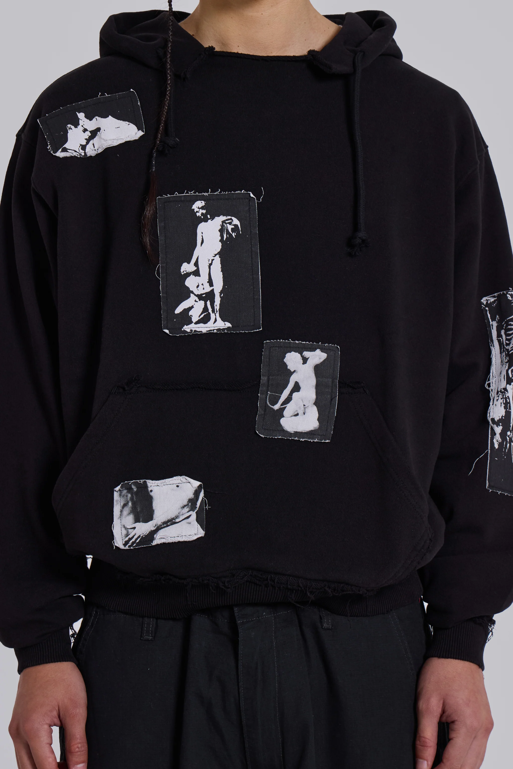 Black Devoted Patch Hoodie - Image 6