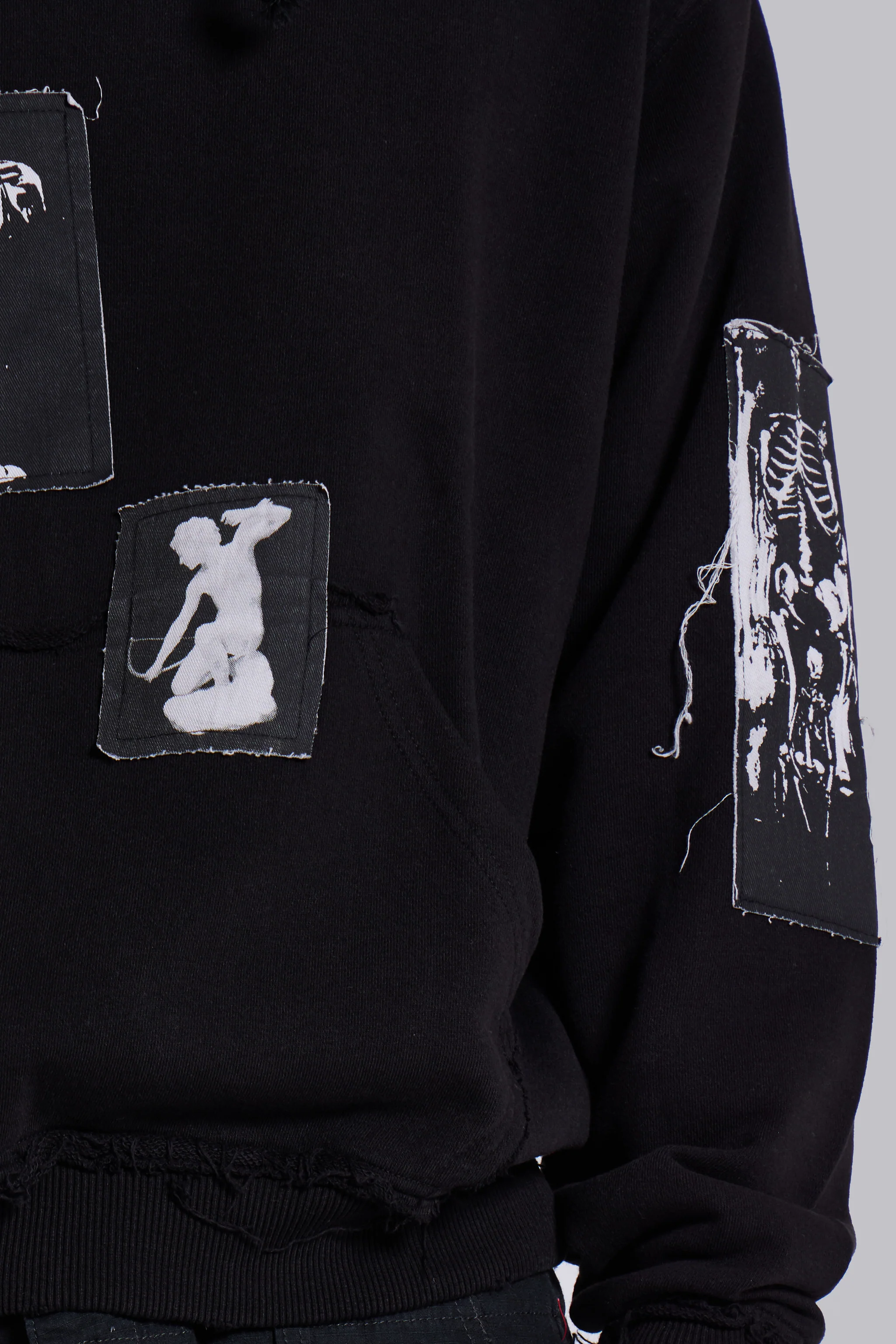 Black Devoted Patch Hoodie - Image 7
