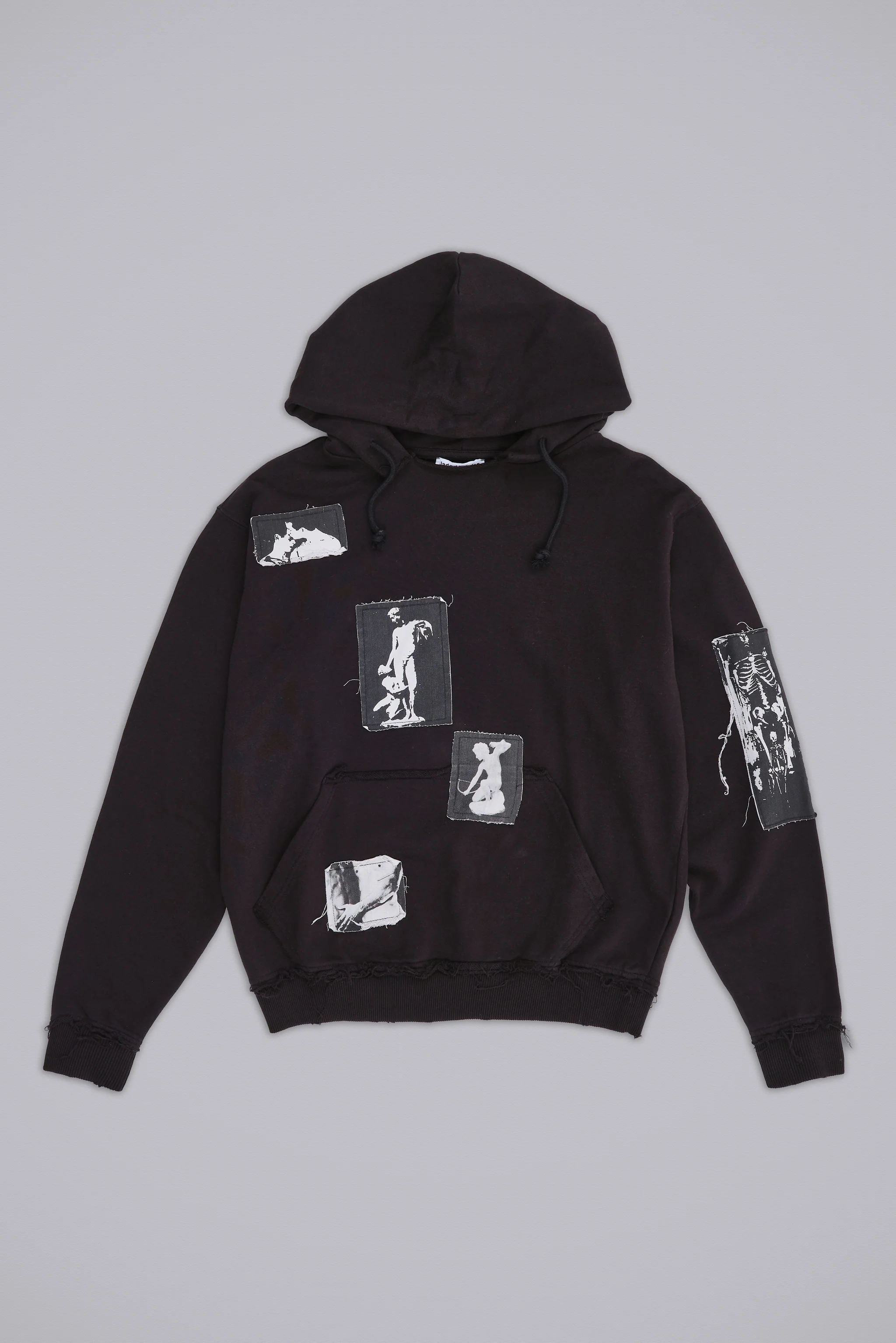 Black Devoted Patch Hoodie - Image 9