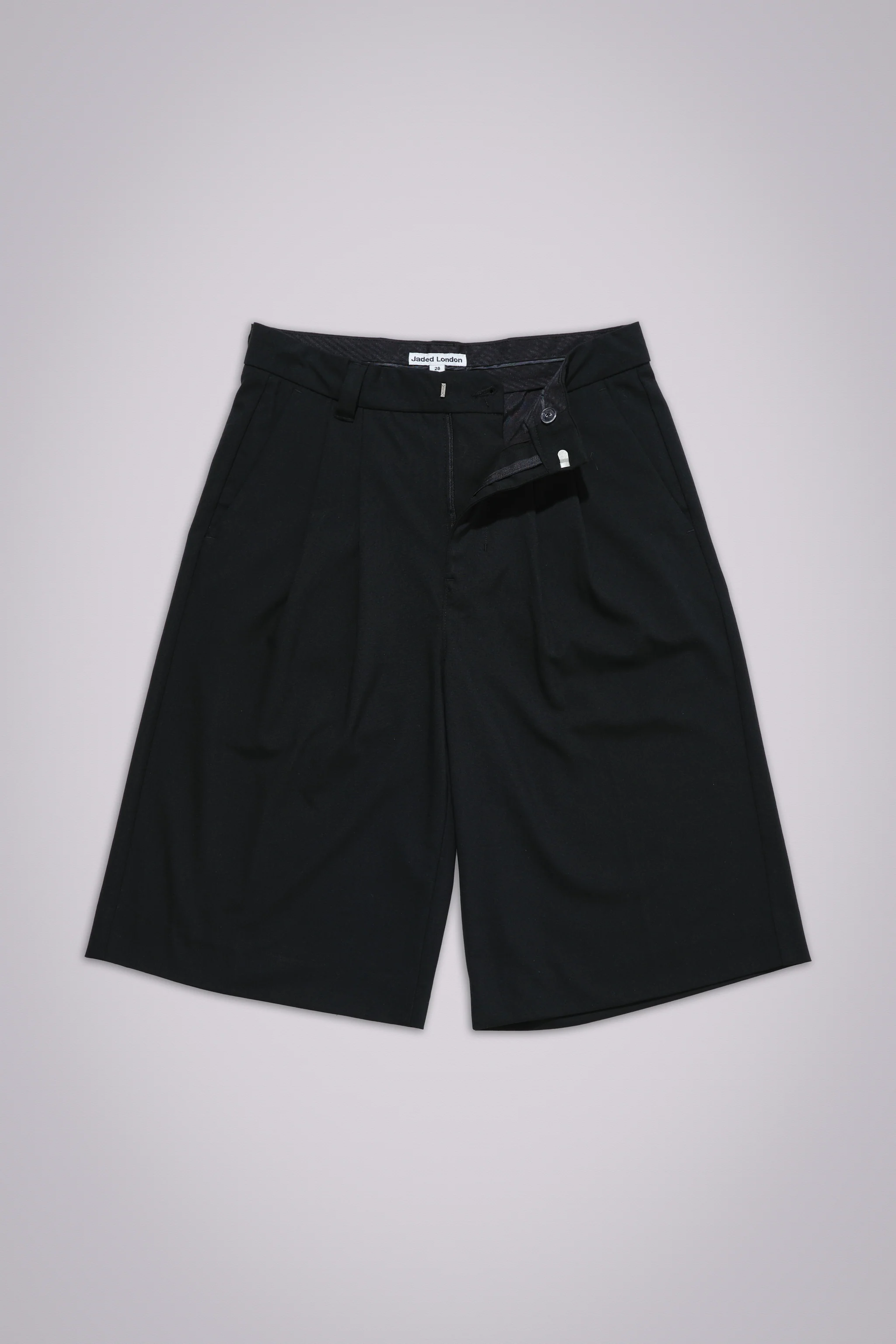 Black Goliath Tailored Baggy Shorts - Image 4