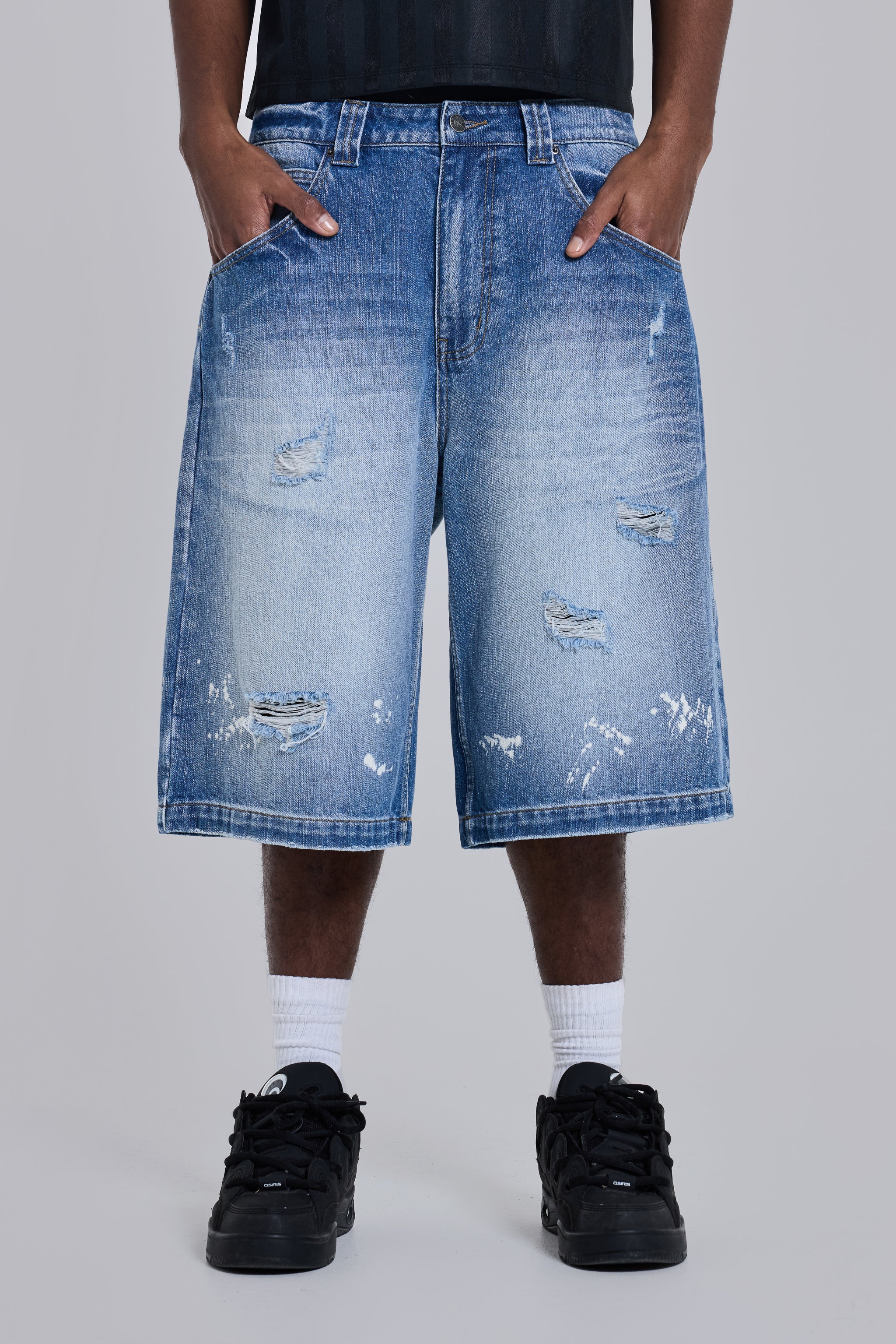 Bleached Colossus Jorts - Image 3