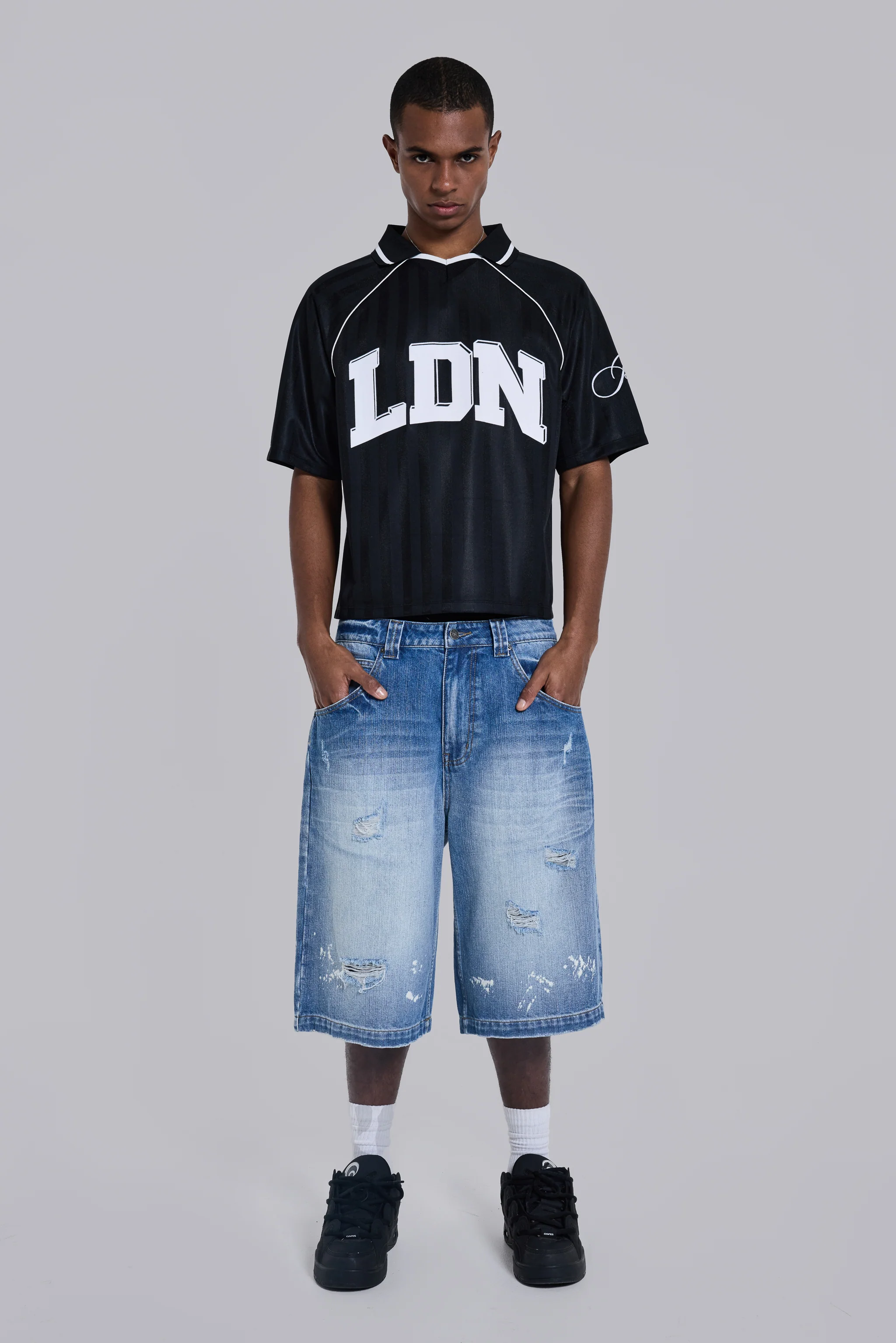 Bleached Colossus Jorts - Image 4