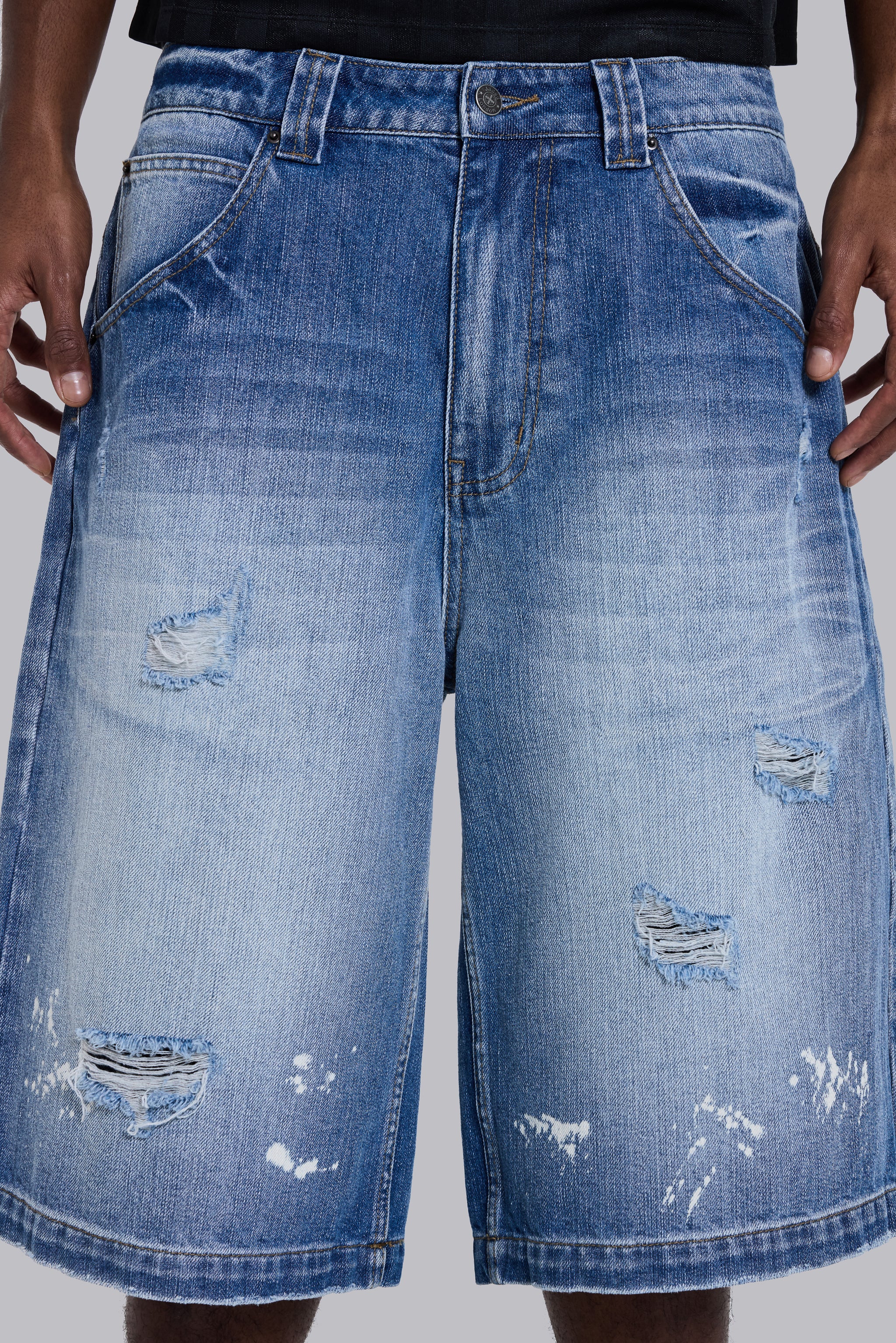 Bleached Colossus Jorts - Image 6