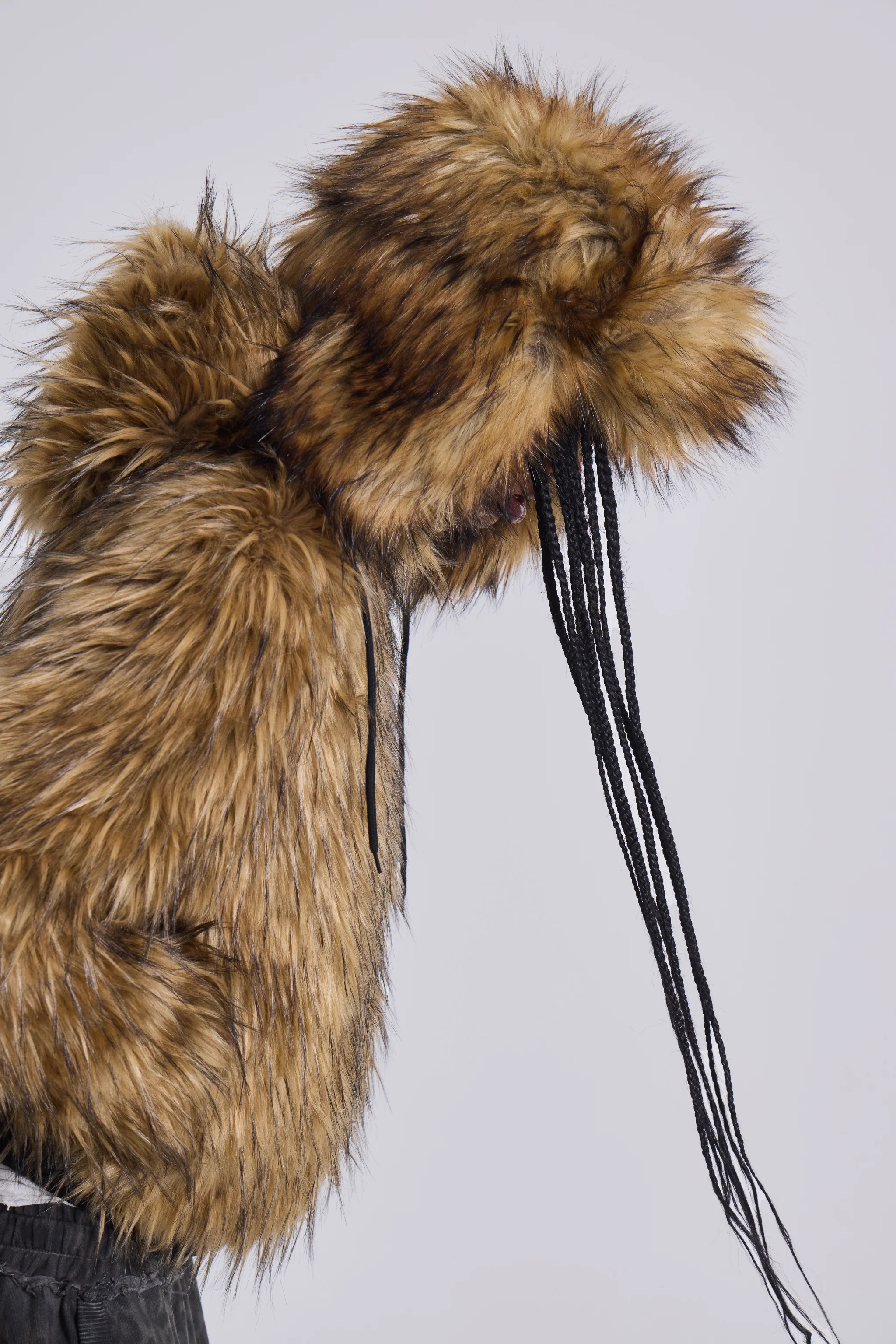 Blonde Fur Trapper Hat - Image 4