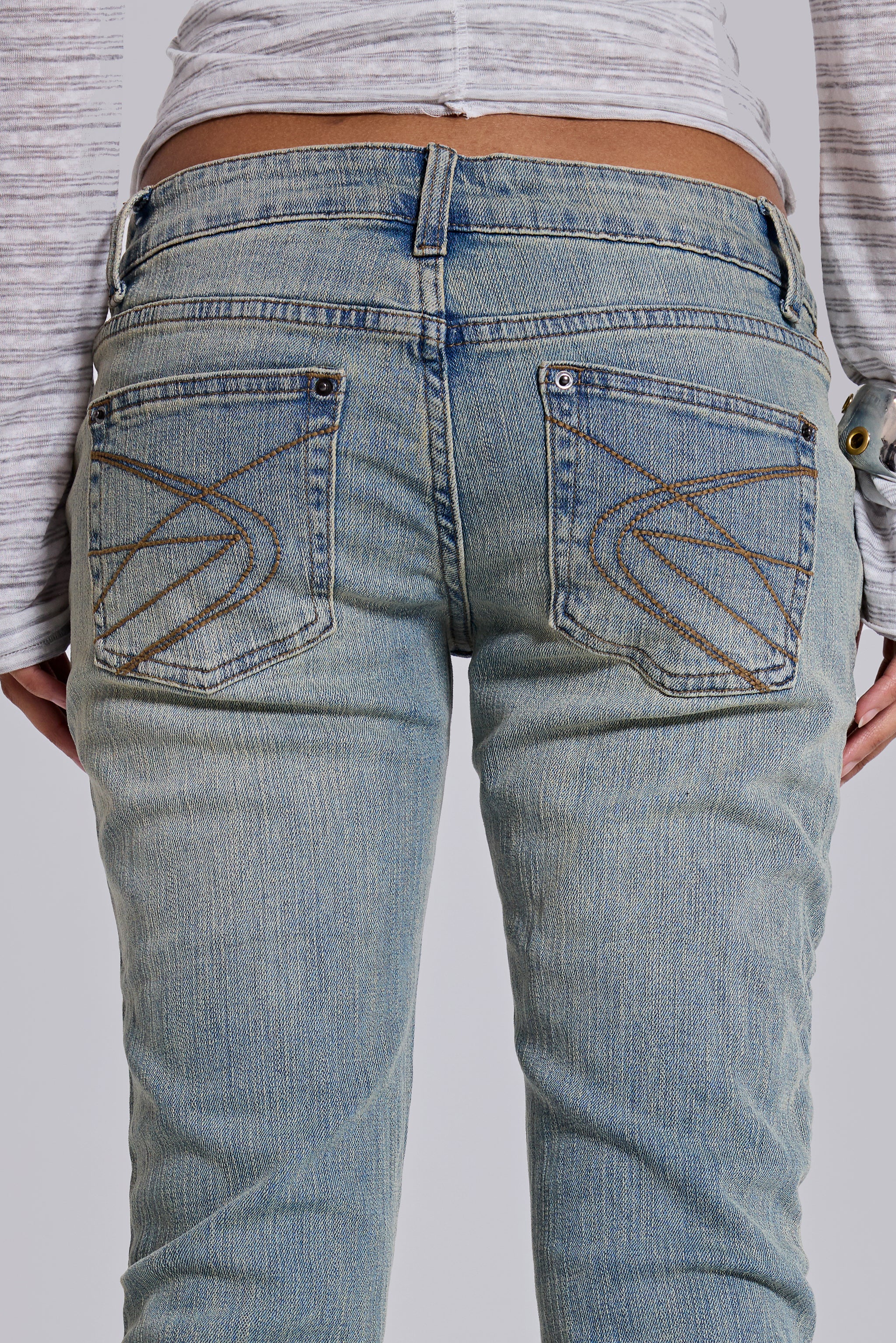 Cooper Bootcut Jeans in Light Blue - Image 5