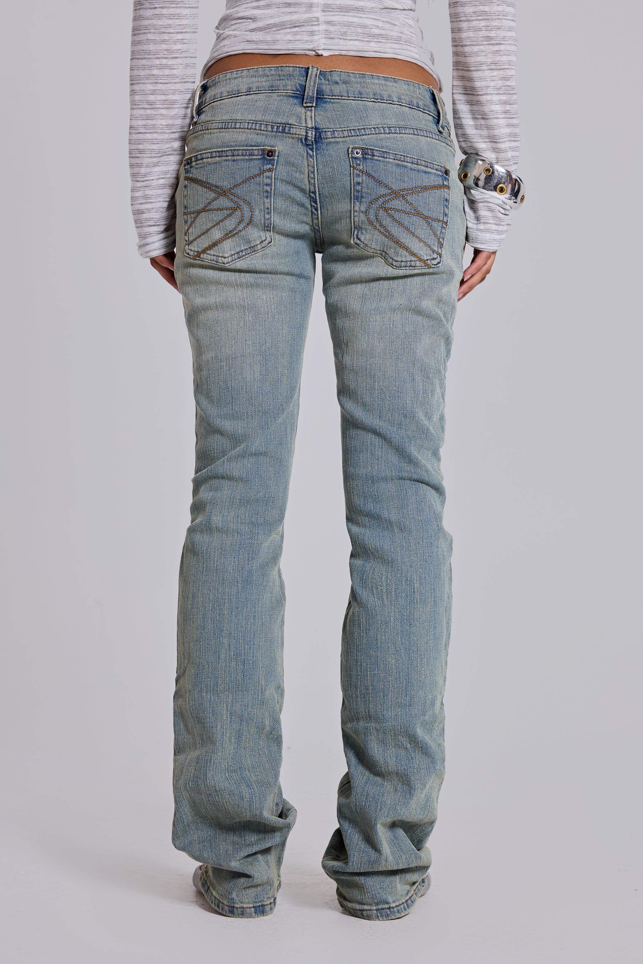 Cooper Bootcut Jeans in Light Blue - Image 7