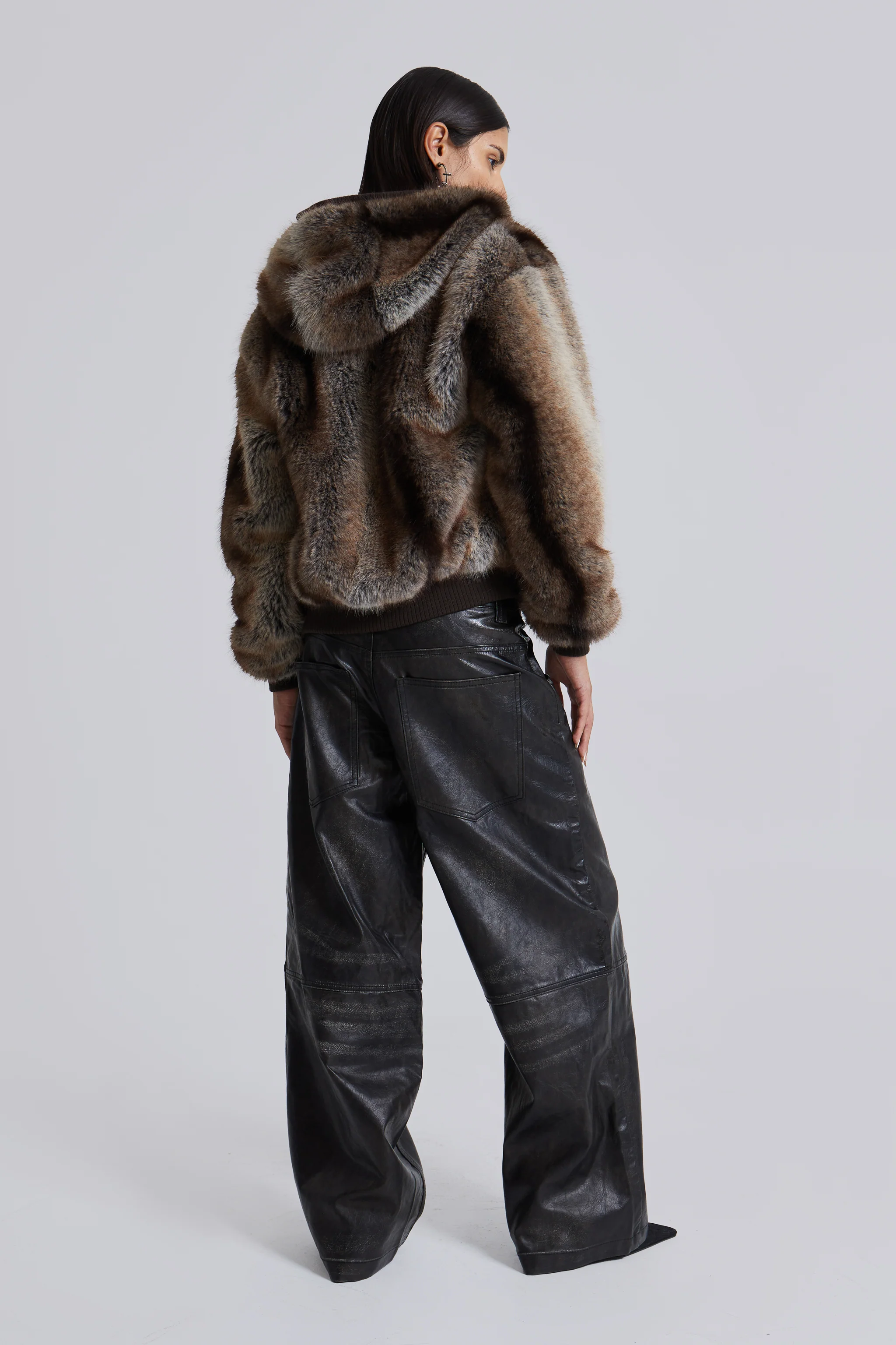 Ash Faux Leather Colossus Trousers - Image 7