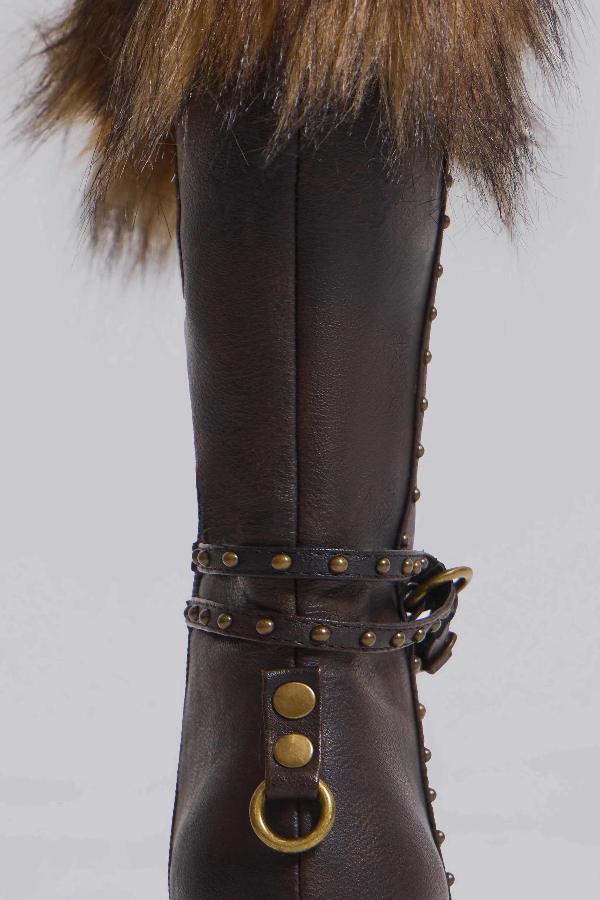 Fauna Faux Fur Heeled Boot - Image 3