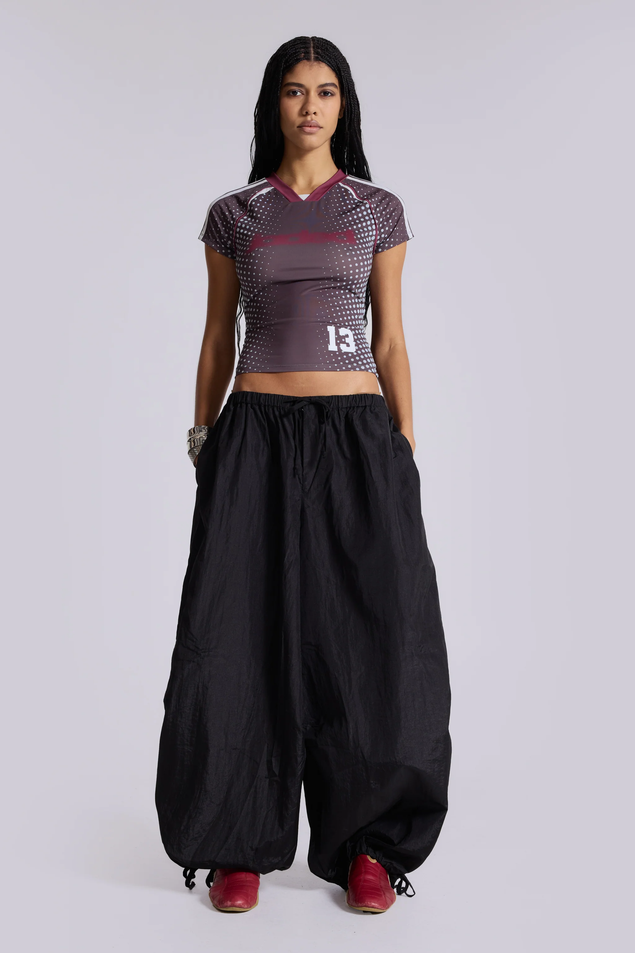 Illusion No.13 Football Baby Tee - Image 8