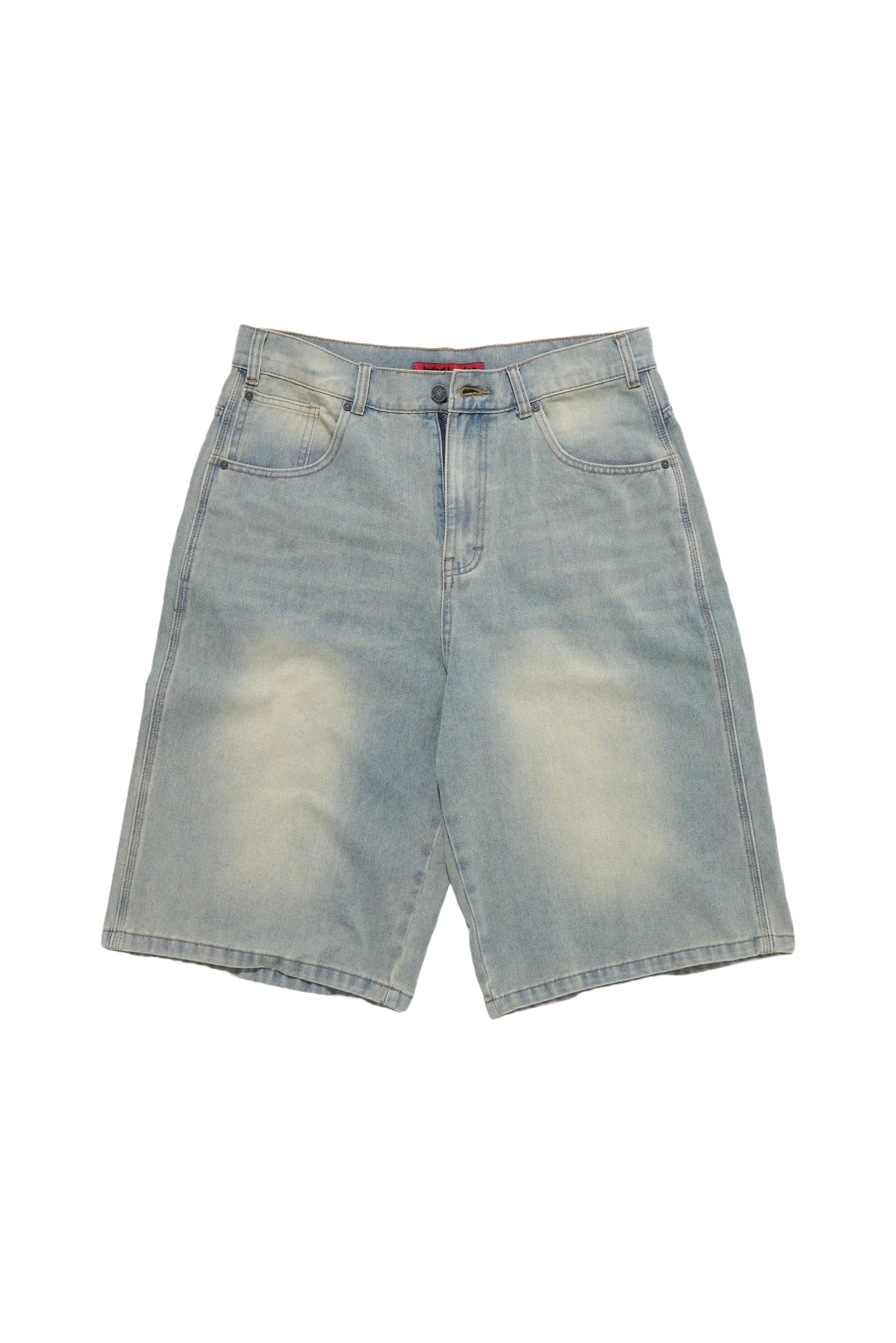 Light Wash Jumbo Jorts - Image 7