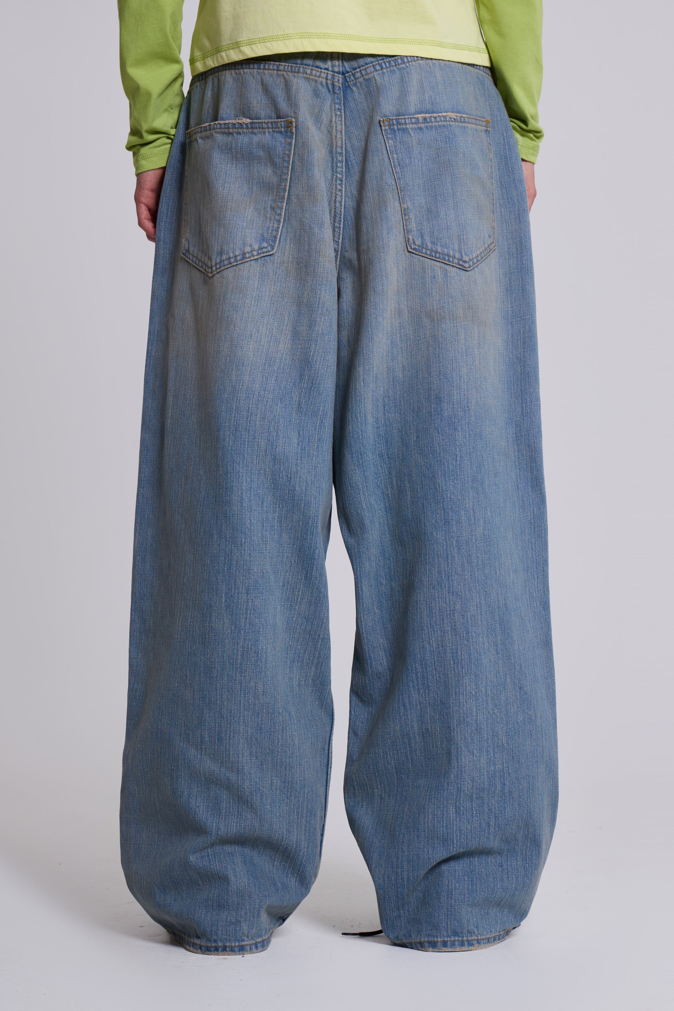 Light Wash Slub XL Colossus Jeans - Image 9