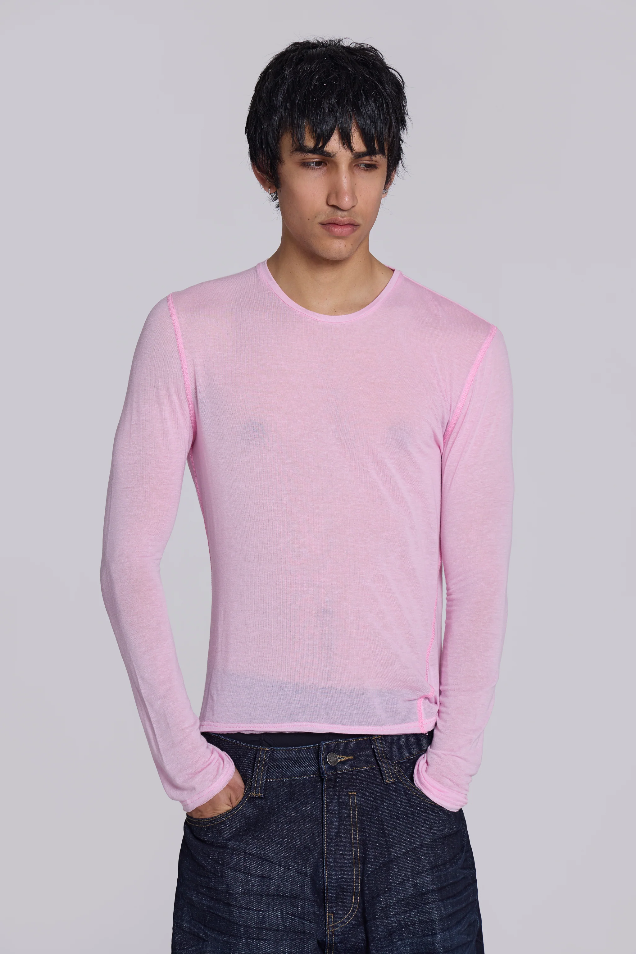 Pink Mist Long Sleeve Top - Image 9