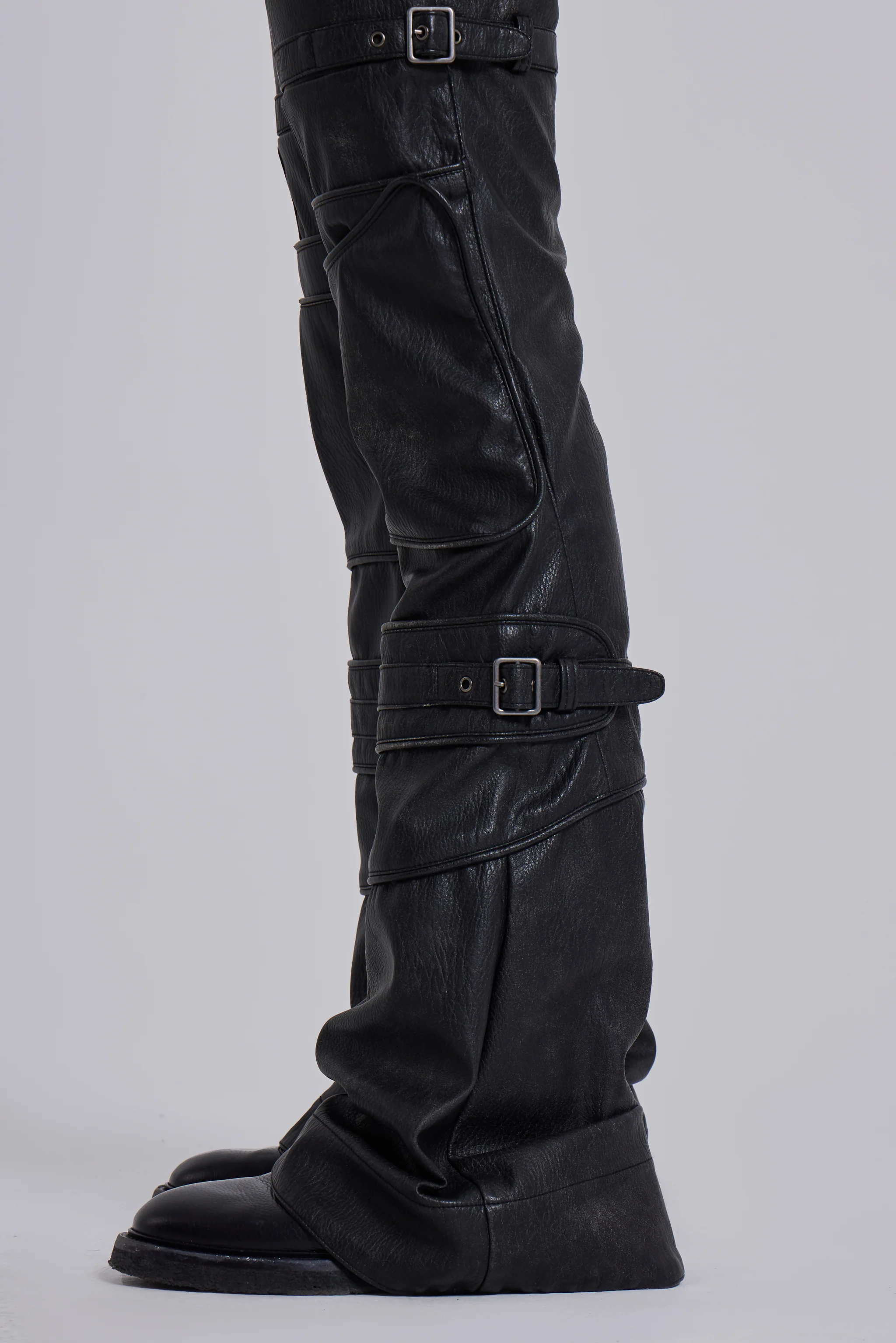 Moto Drift Bootcut Trousers - Image 5