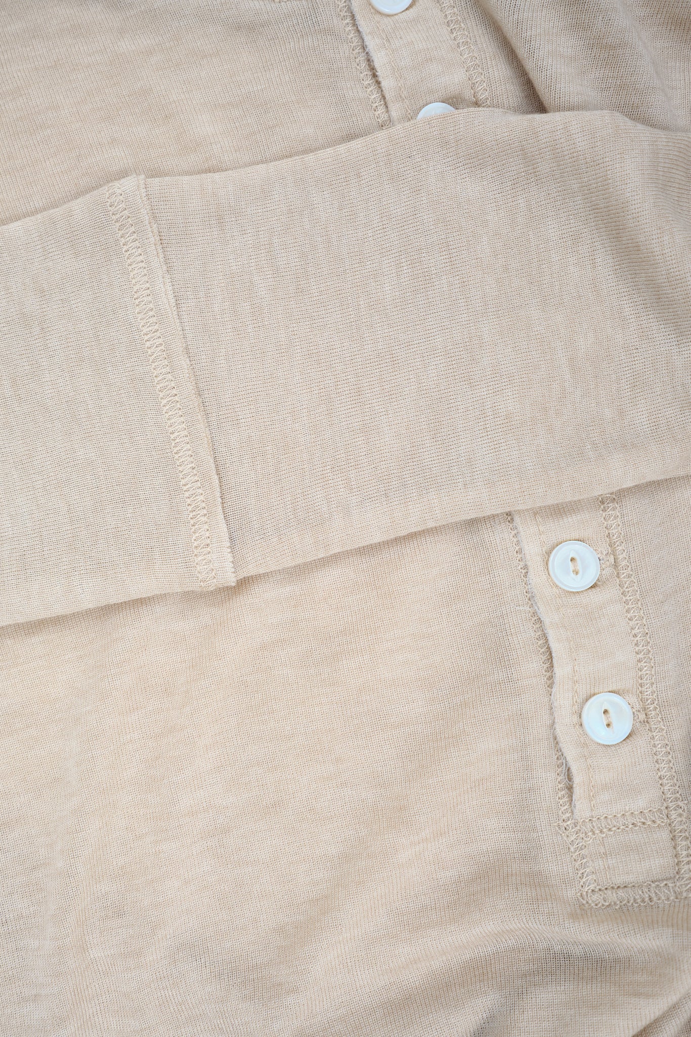 Oatmeal Haze Henley Top - Image 10