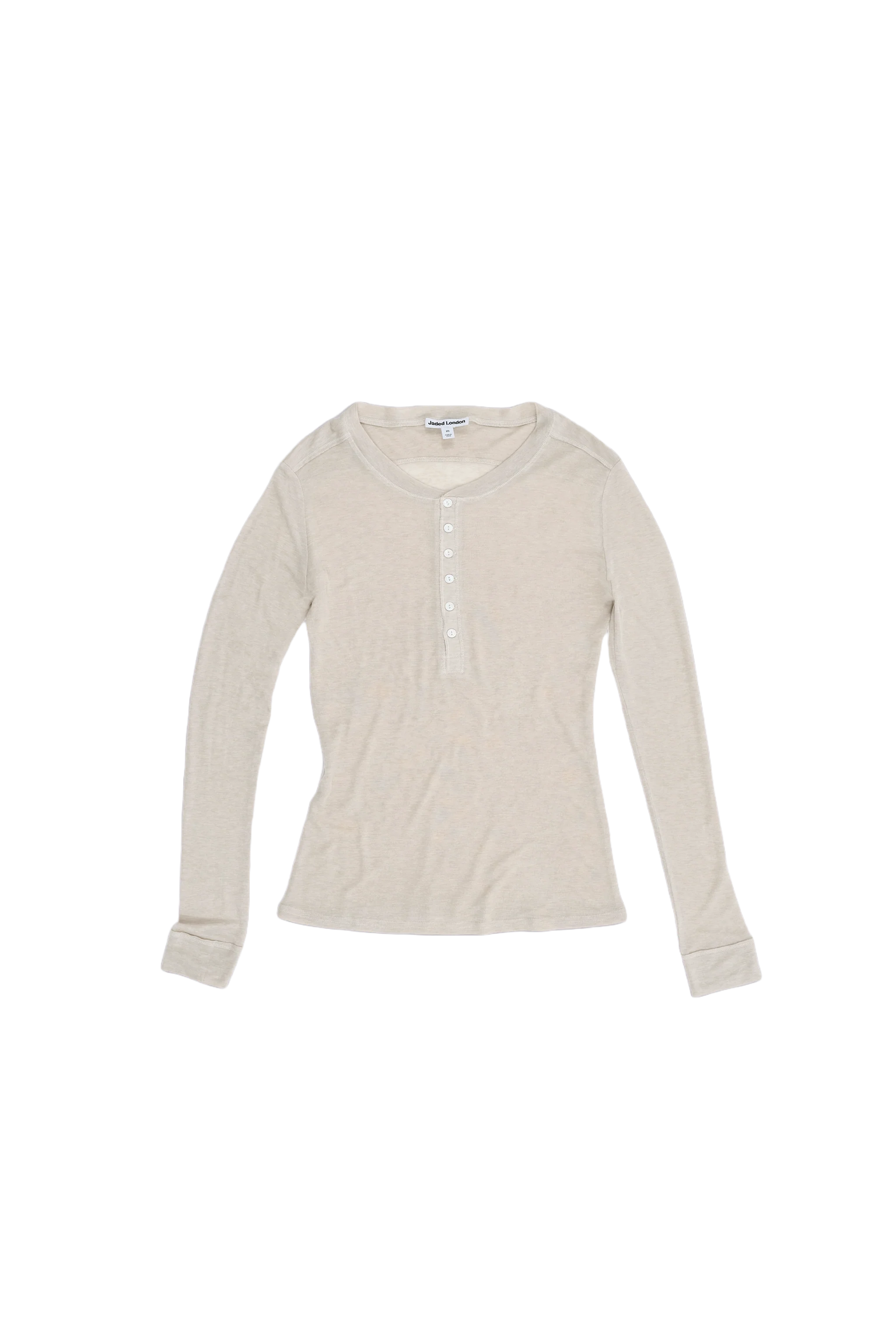 Oatmeal Haze Henley Top - Image 11