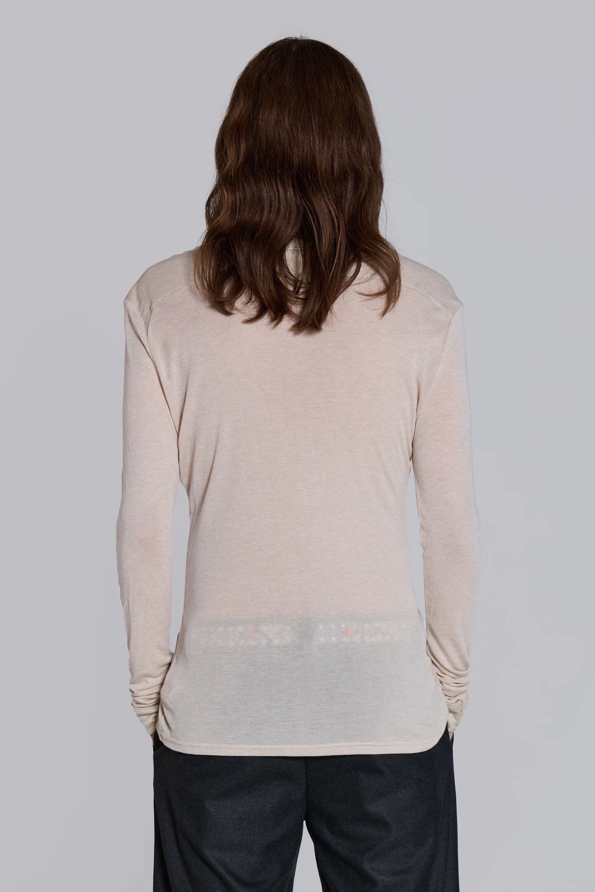 Oatmeal Haze Henley Top - Image 7