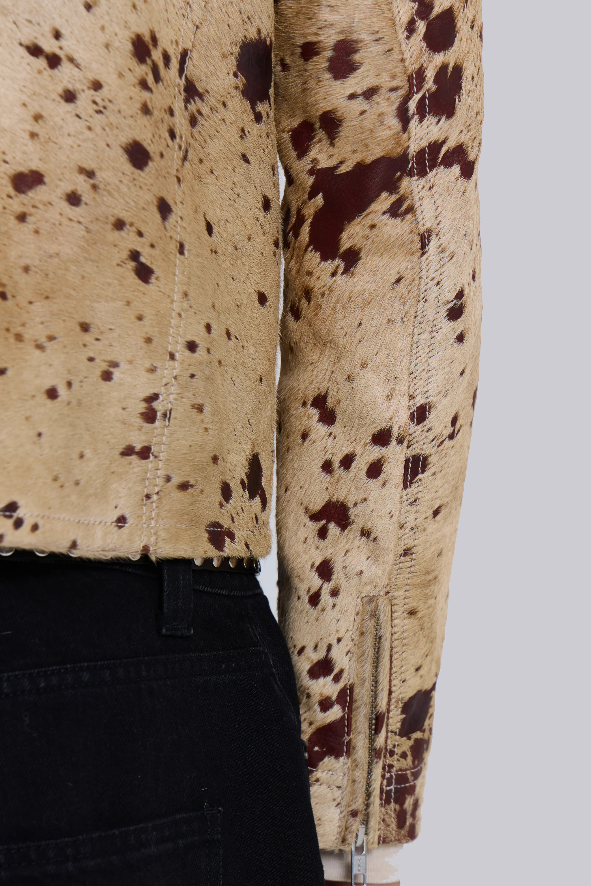 Cowhide Real Leather Piston Jacket - Image 6