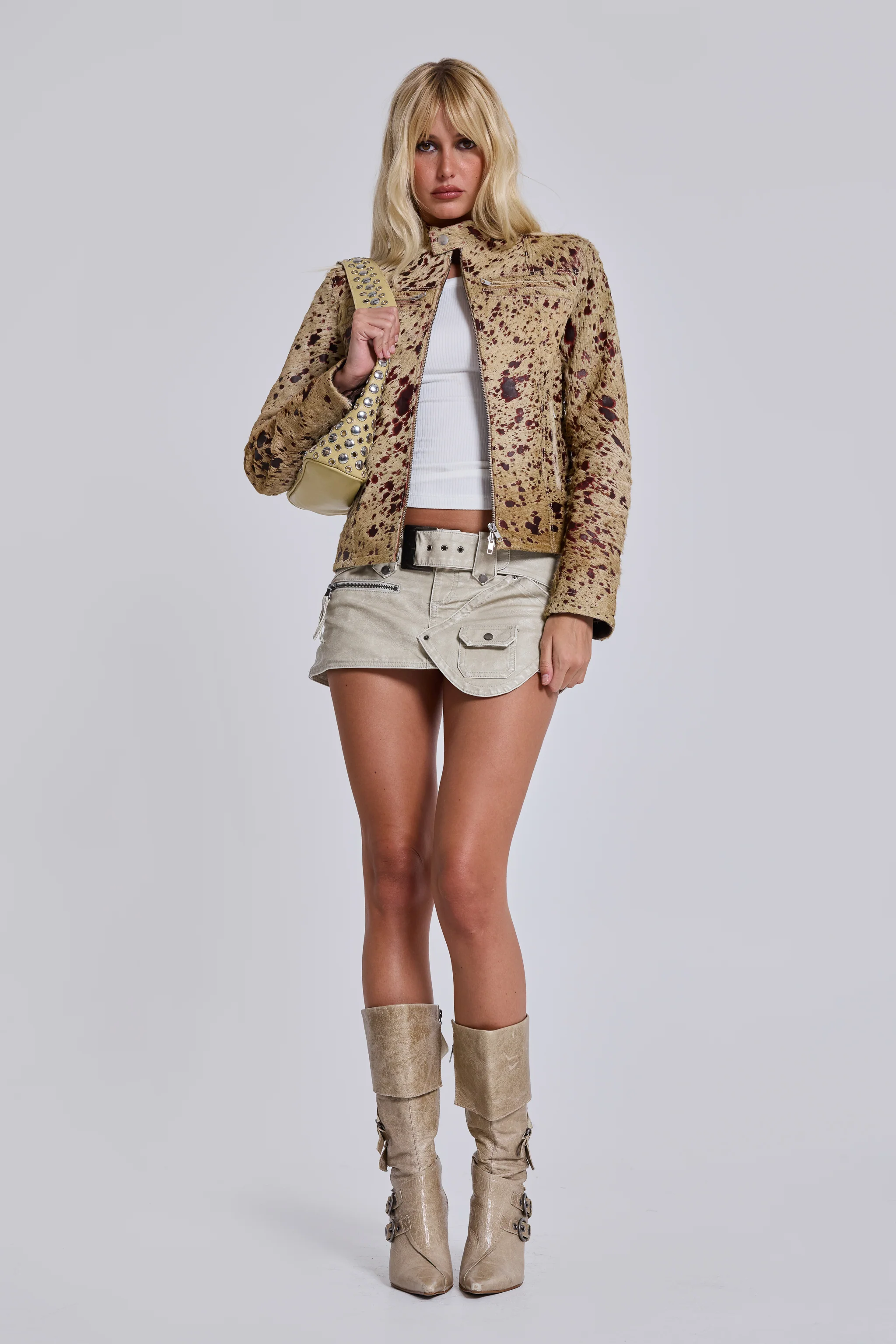 Cowhide Real Leather Piston Jacket - Image 3