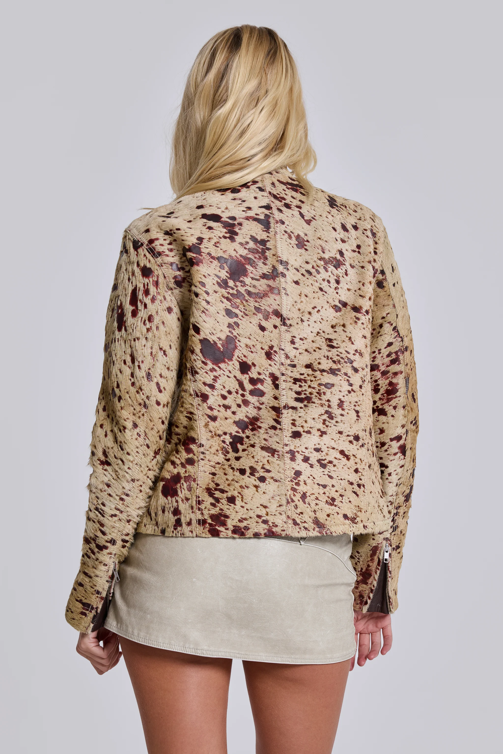 Cowhide Real Leather Piston Jacket - Image 5