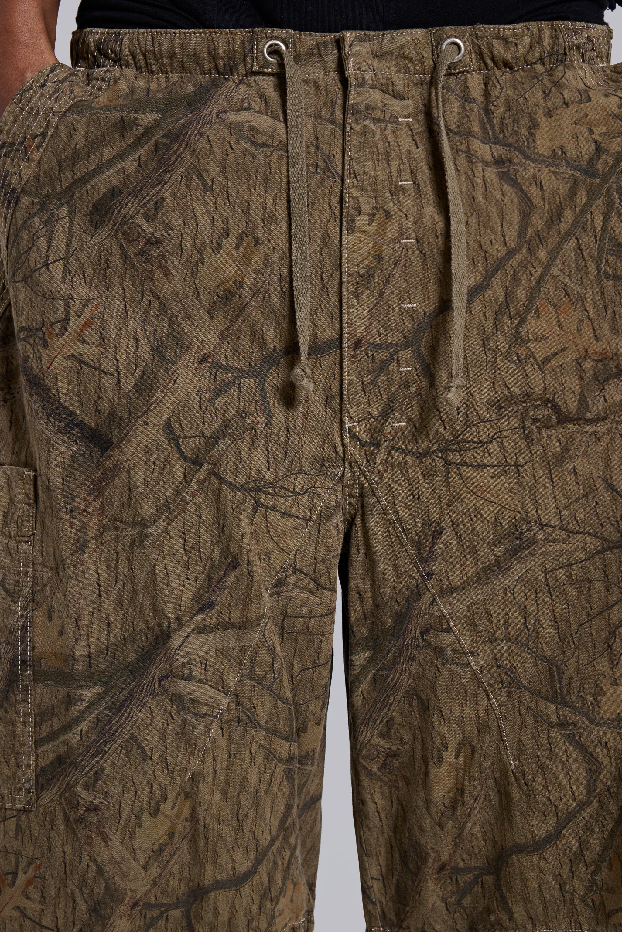 Forest Camo Parachute Shorts - Image 3