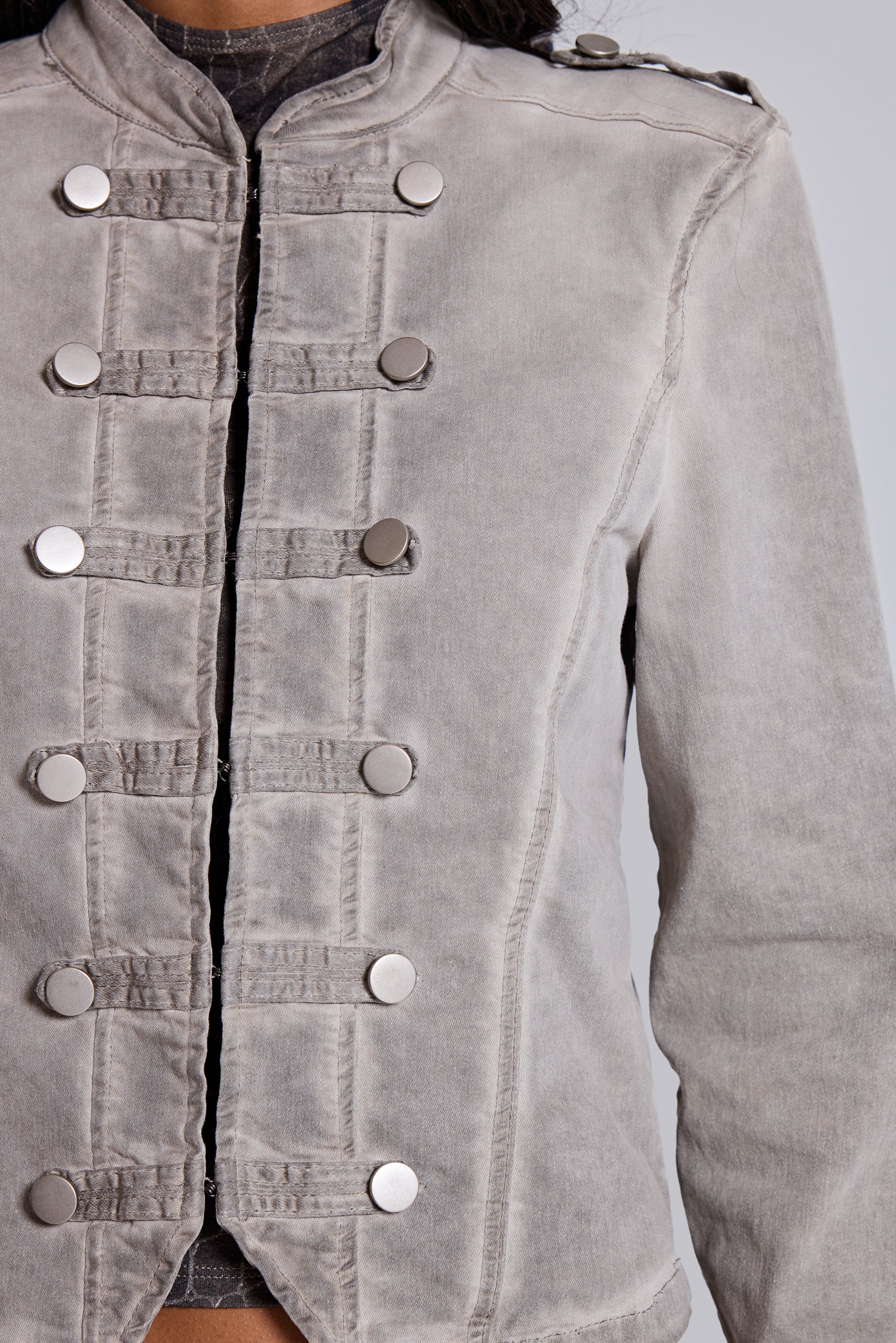 Rebel Military Jacket in Clay - Image 7