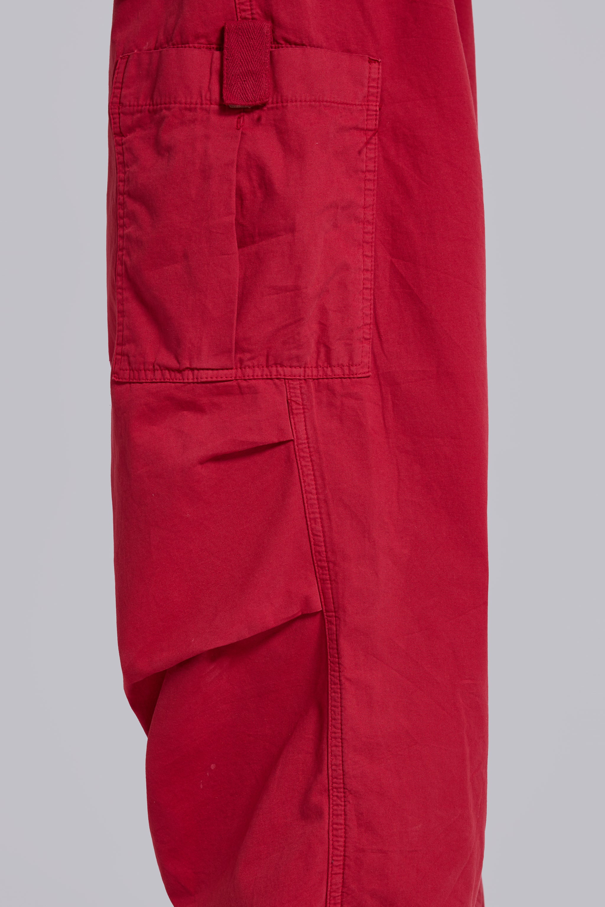 Red Parachute Cargo Pants - Image 6