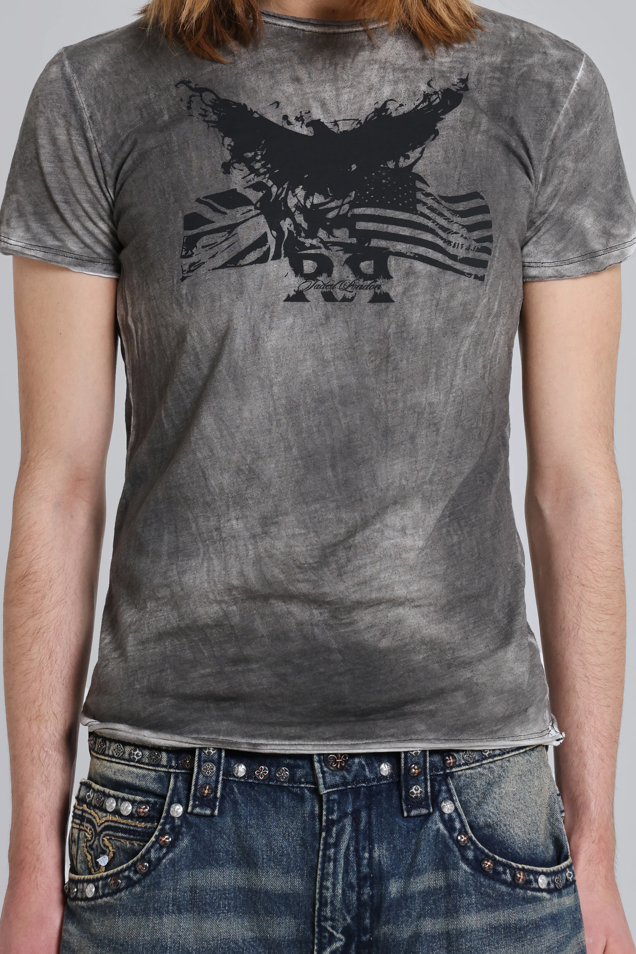 Rock Revival Faded Eagle T-Shirt - Image 5