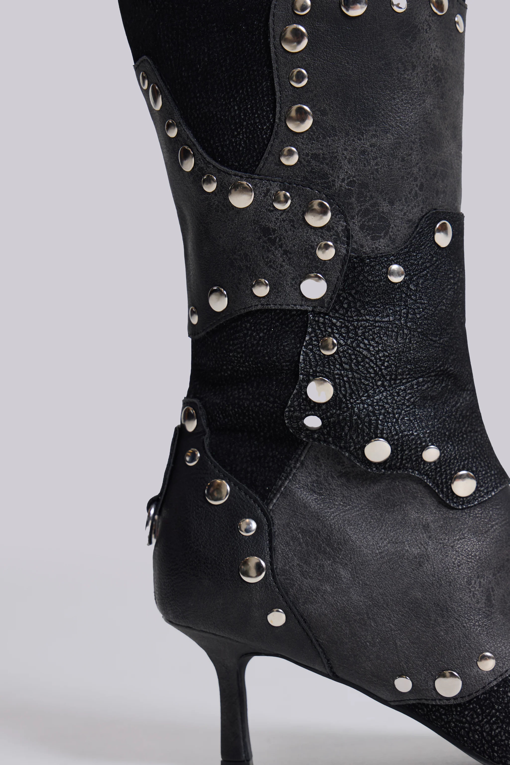Shadow Studded Knee-High Boot - Image 7