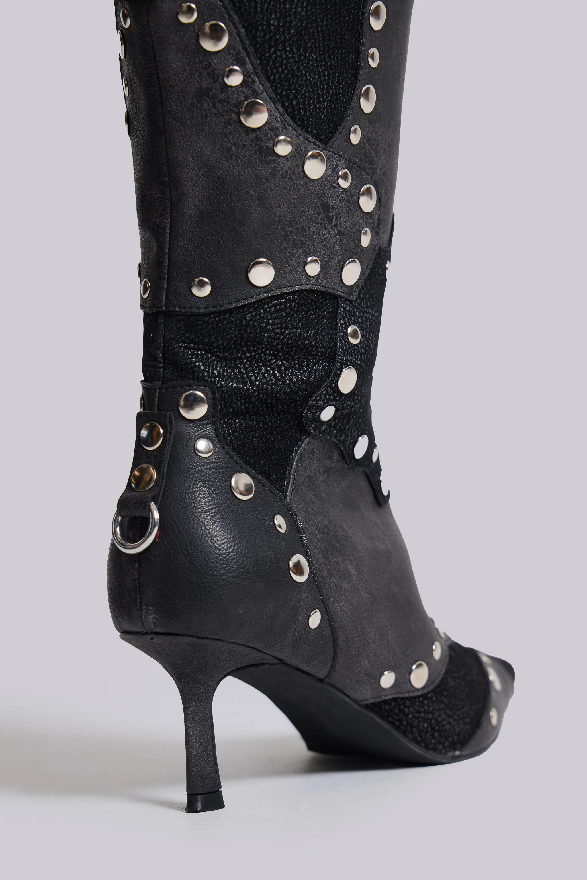 Shadow Studded Knee-High Boot - Image 8