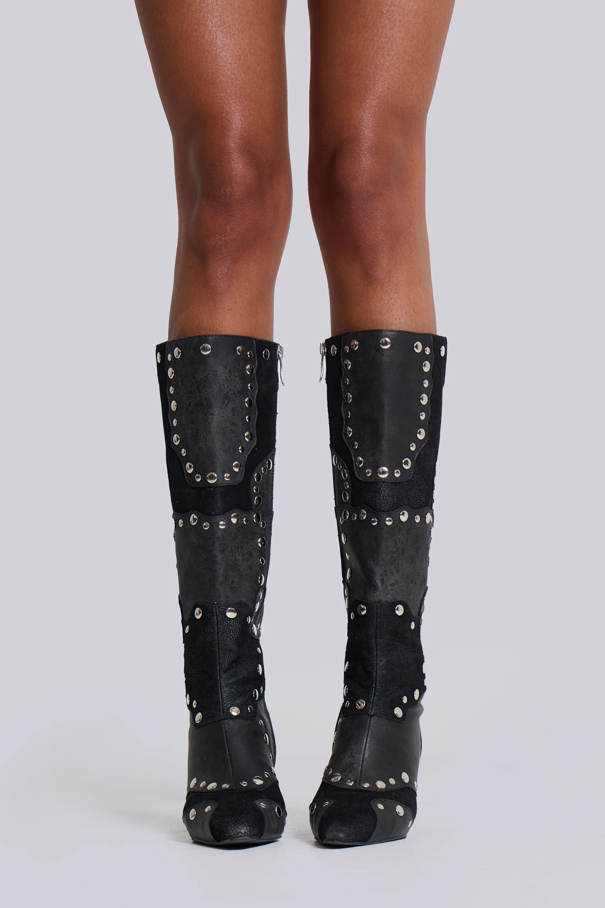 Shadow Studded Knee-High Boot - Image 9