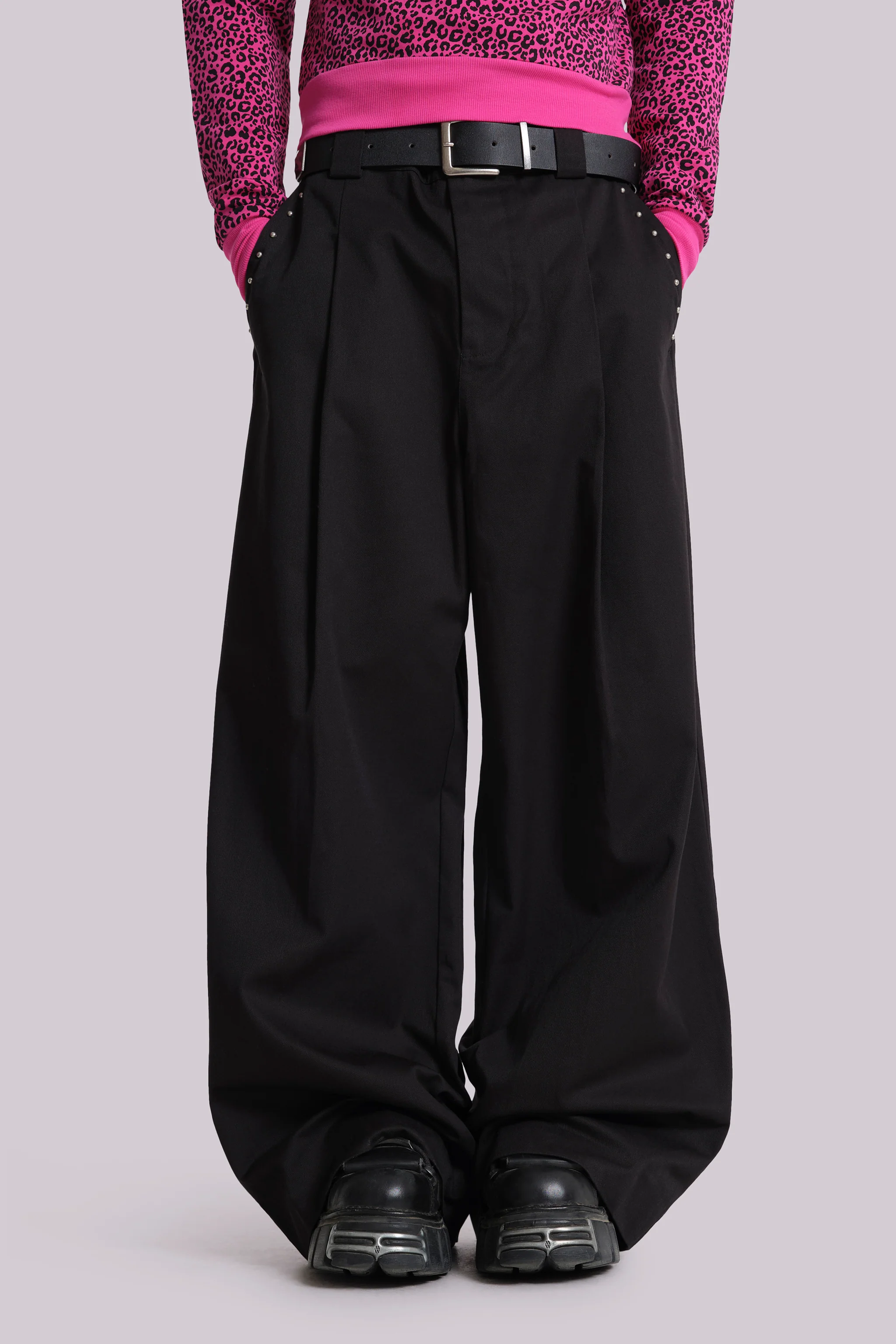 Studded Black Goliath Suit Pants - Image 13