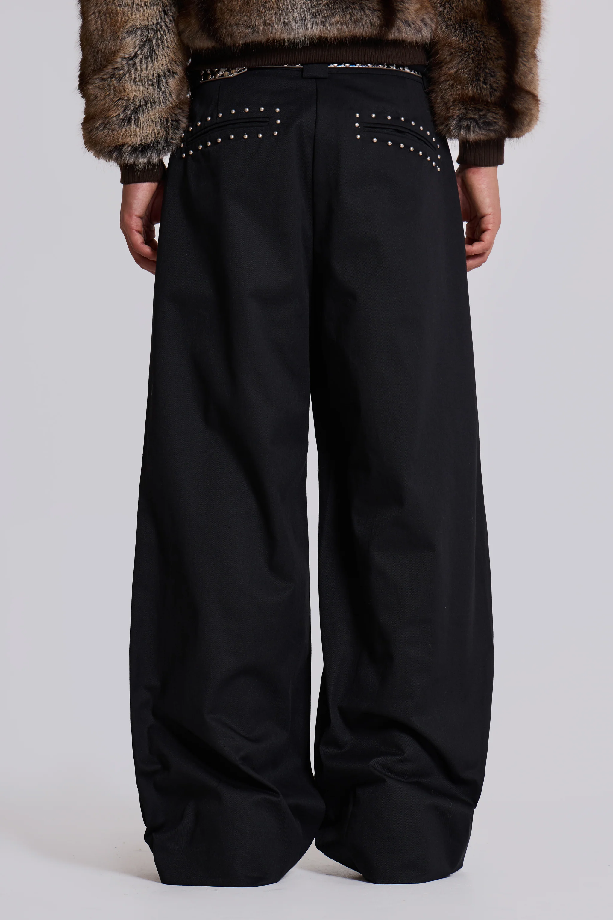 Studded Black Goliath Suit Pants - Image 14