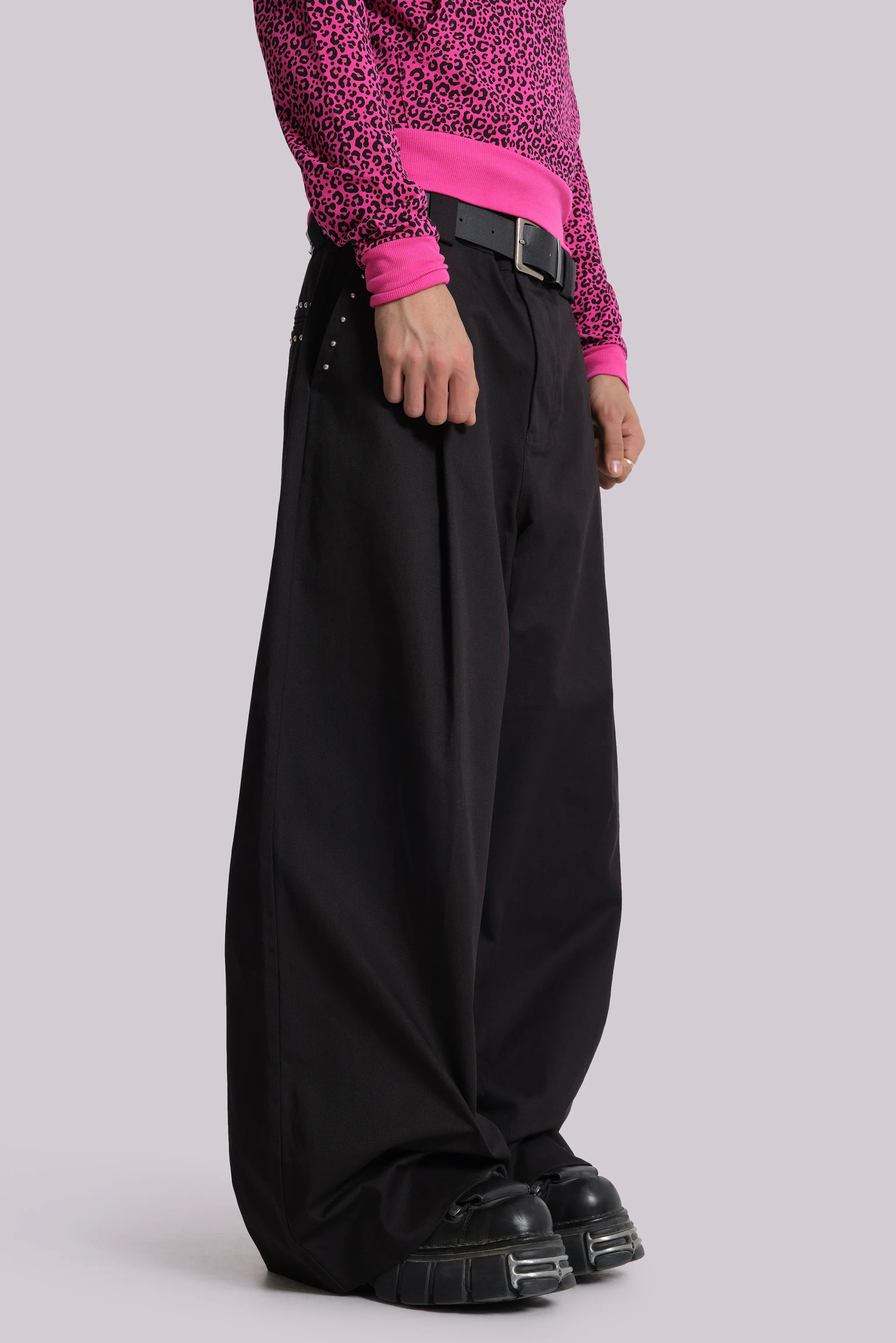 Studded Black Goliath Suit Pants - Image 16