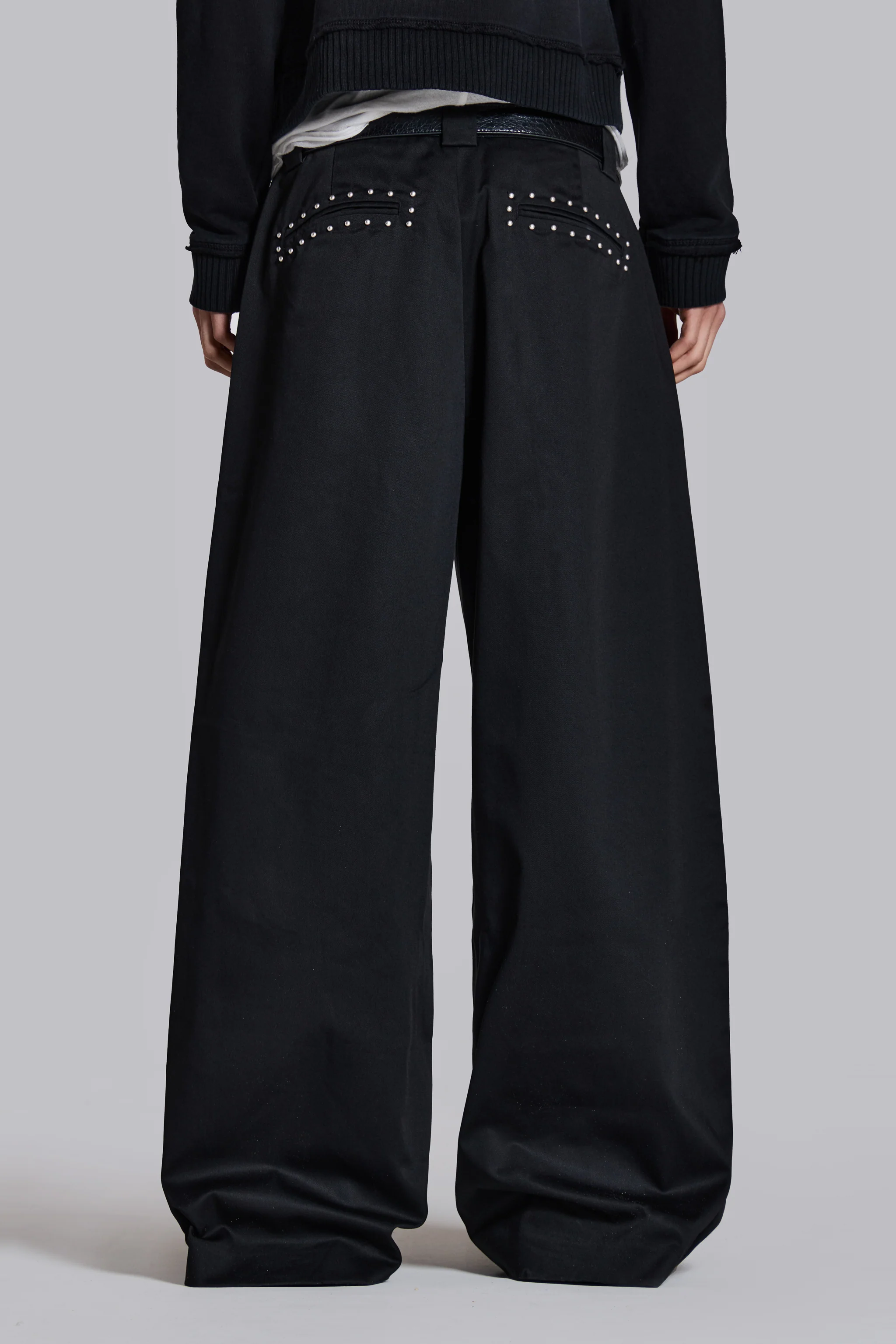 Studded Black Goliath Suit Pants - Image 4