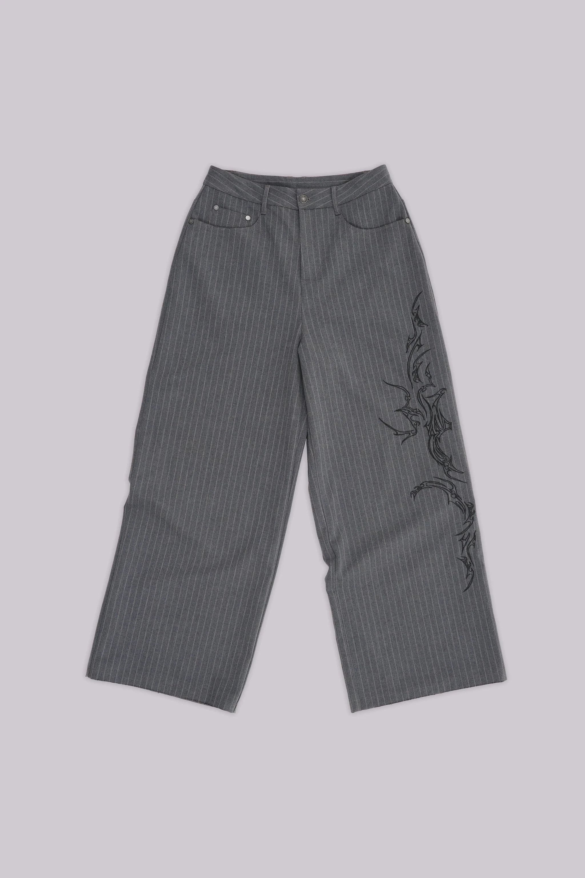 Tattoo Pinstripe Goliath Suit Pants - Image 4