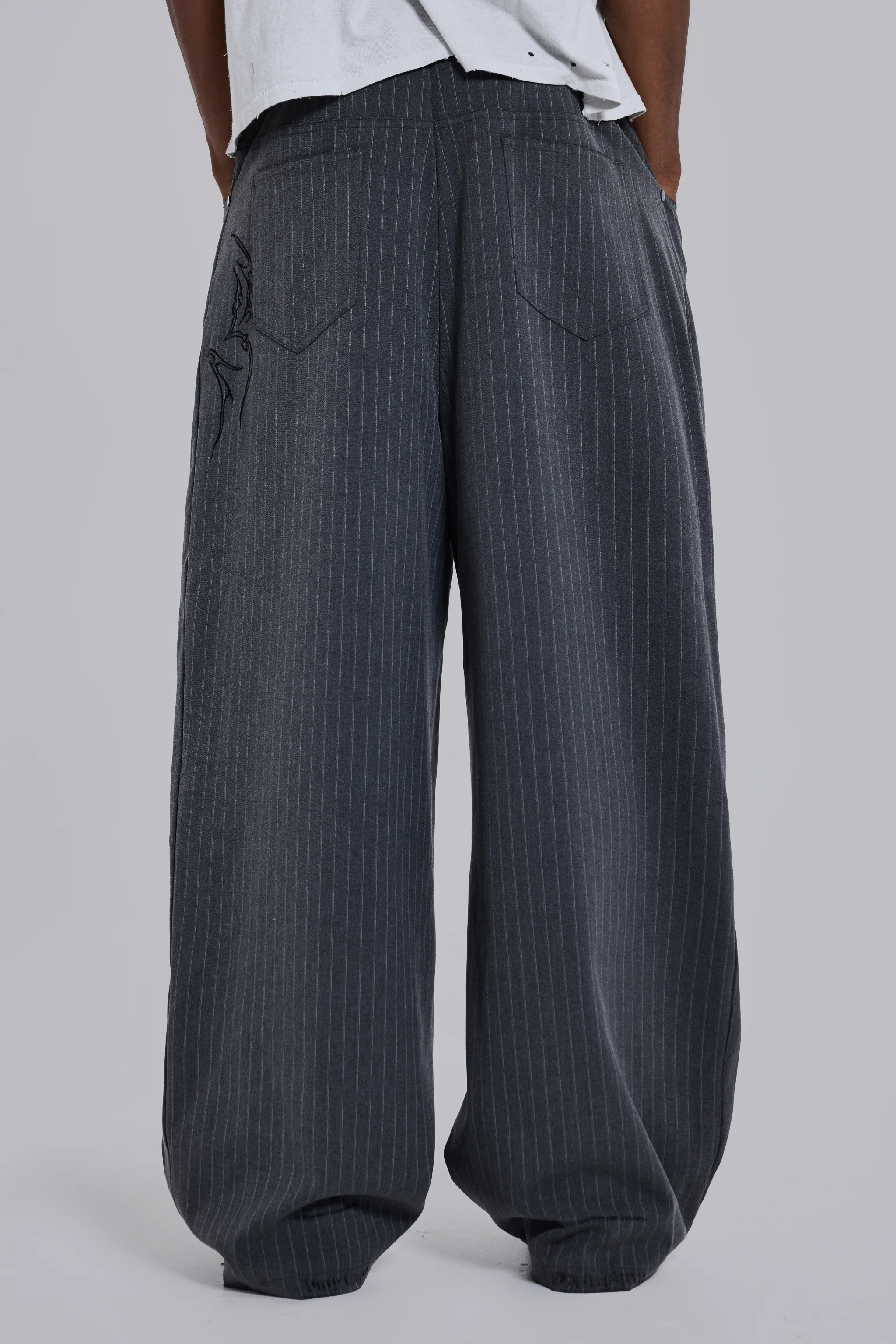Tattoo Pinstripe Goliath Suit Pants - Image 6