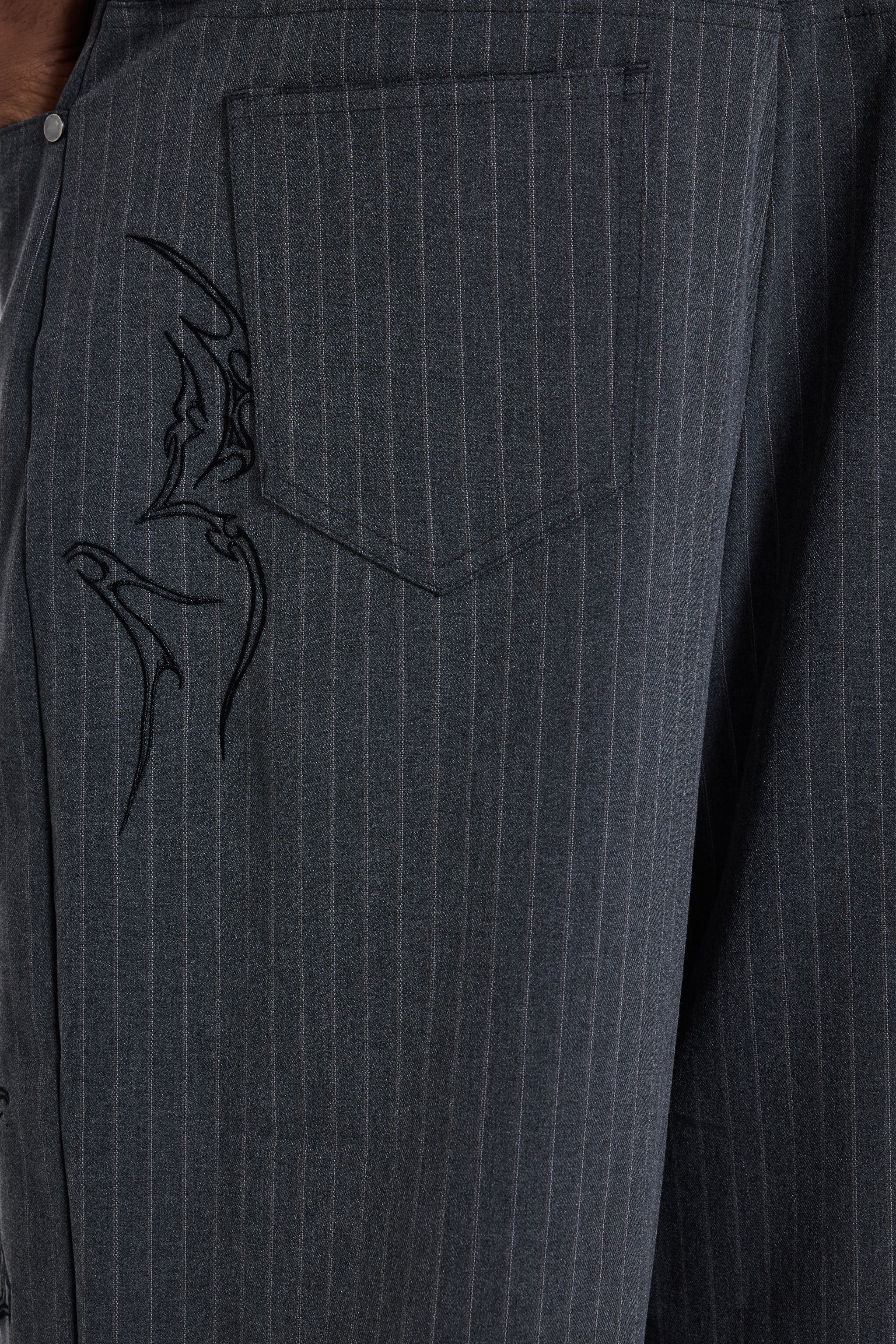 Tattoo Pinstripe Goliath Suit Pants - Image 7