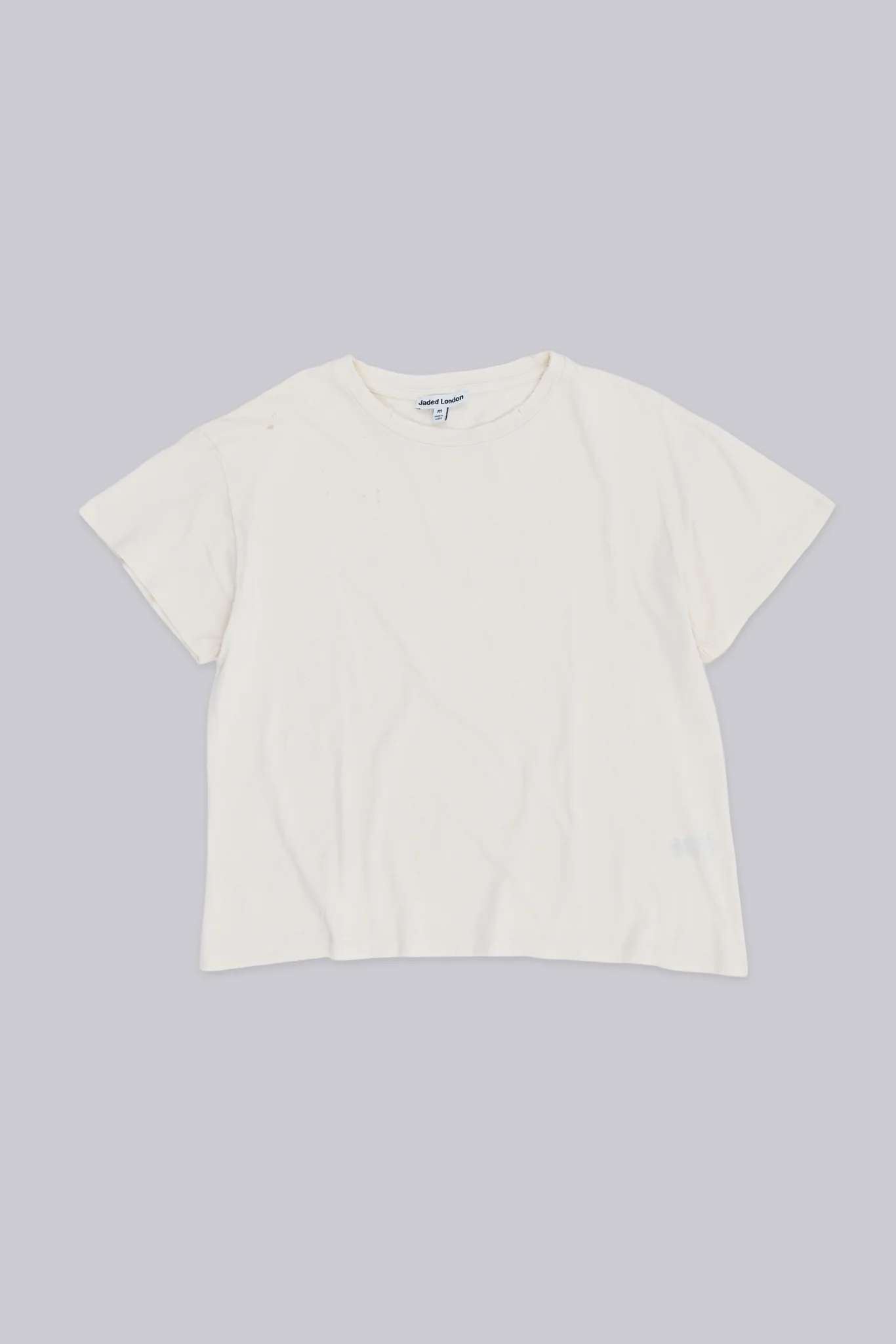 White Moth Cropped T-Shirt - Image 8