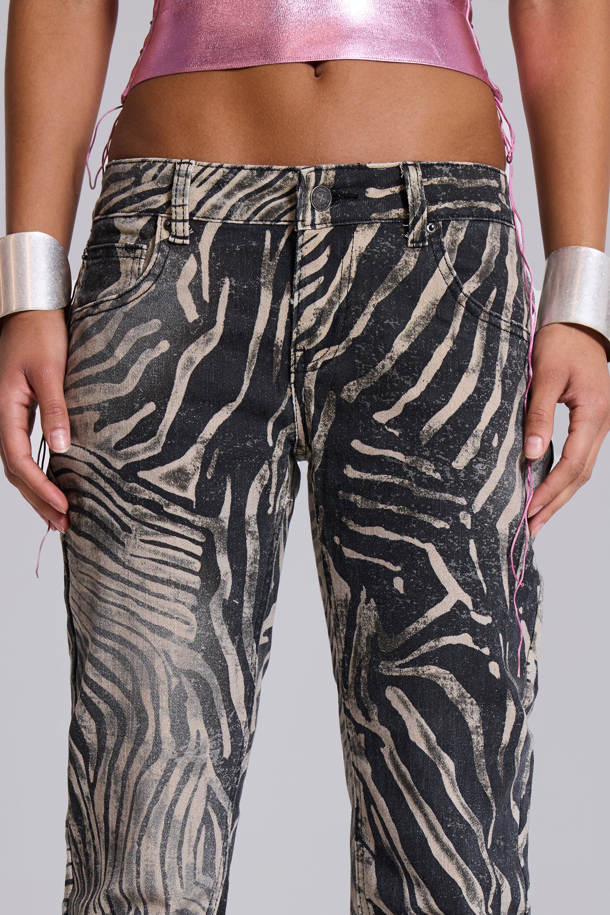 Leona Bootcut Cooper Jeans in Zebra - Image 3