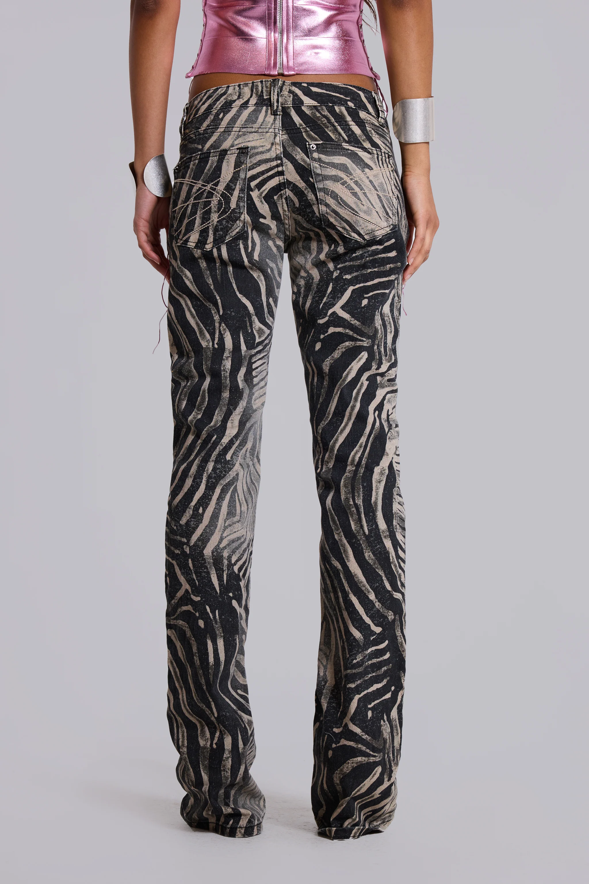 Leona Bootcut Cooper Jeans in Zebra - Image 6